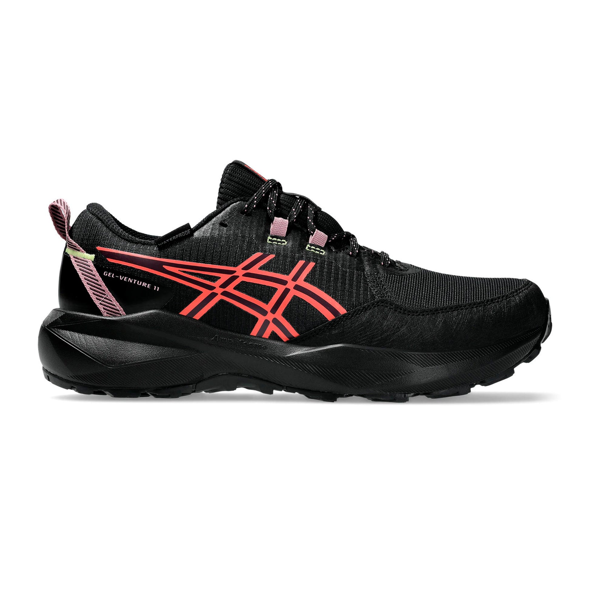 ASICS GEL-VENTURE 11 WATERPROOF Terrängsko Damer - svart, korall