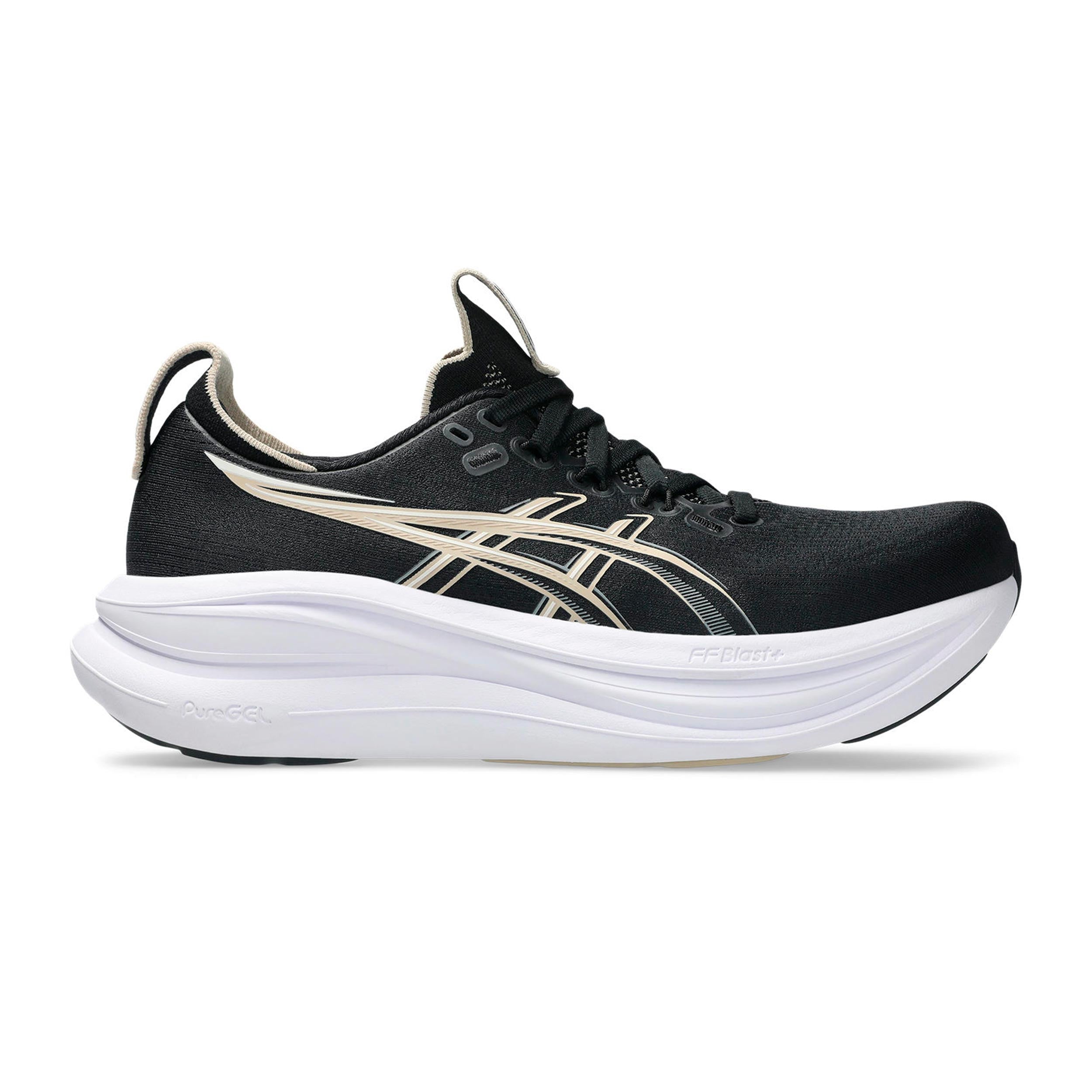 ASICS GEL-NIMBUS 28 Neutralsko Damer - svart, creme