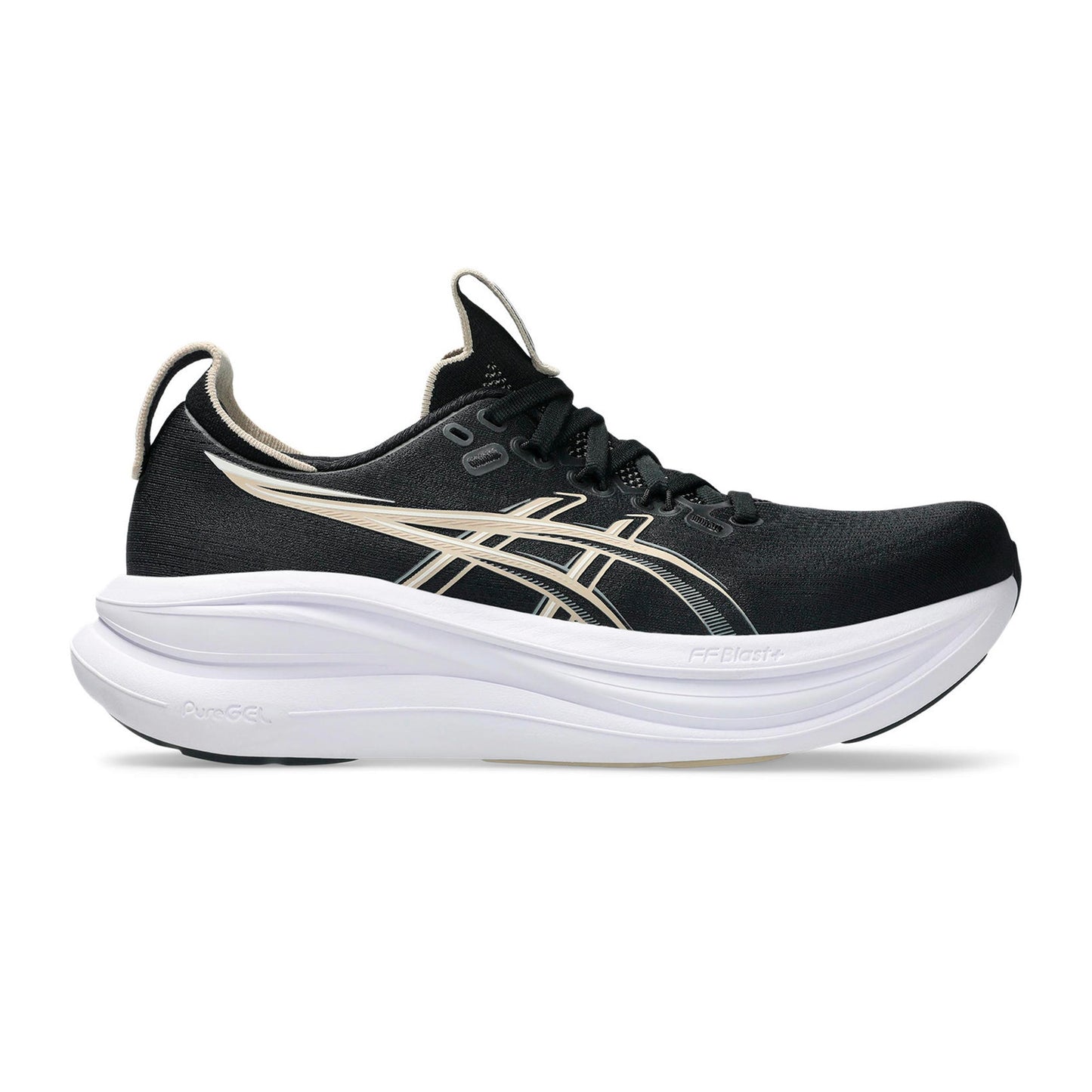 ASICS GEL-NIMBUS 28 Neutralsko Damer - svart, creme