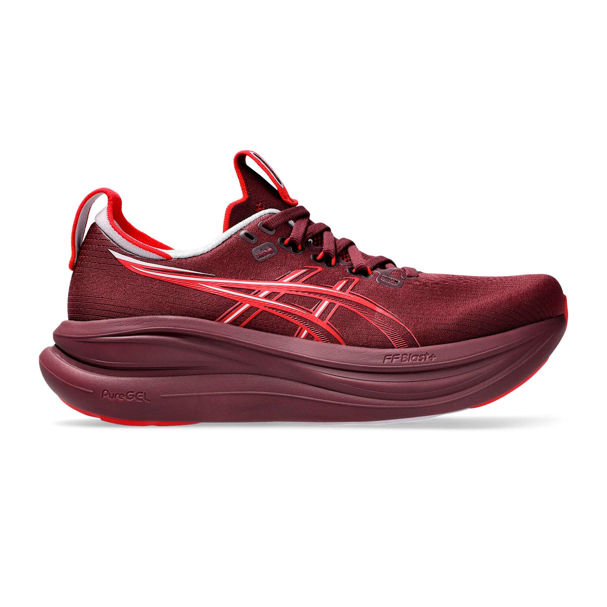 ASICS GEL-NIMBUS 28 Neutralsko Damer - rött vin, röd