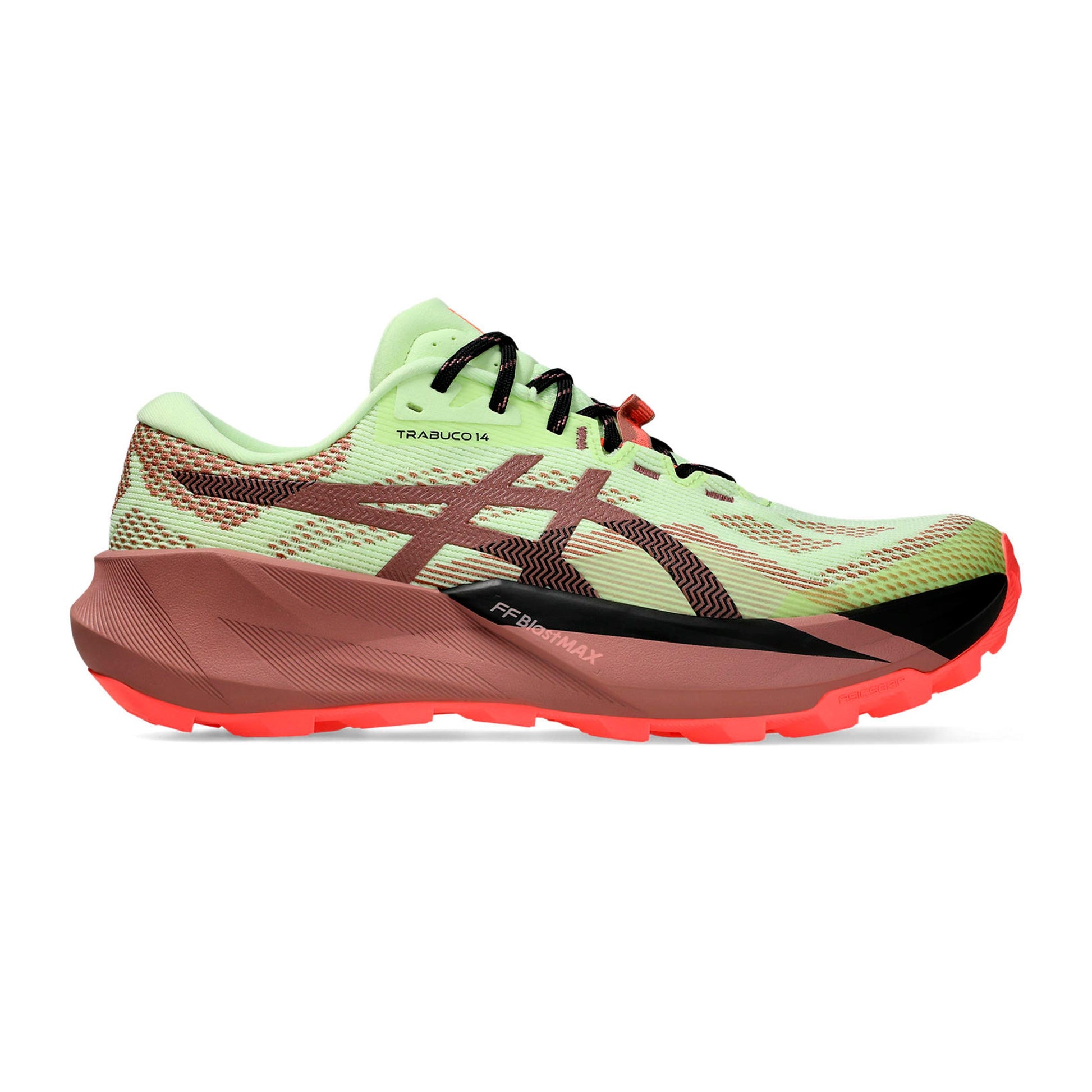 ASICS TRABUCO 14 Terrängsko Herrar - neongul, mauve