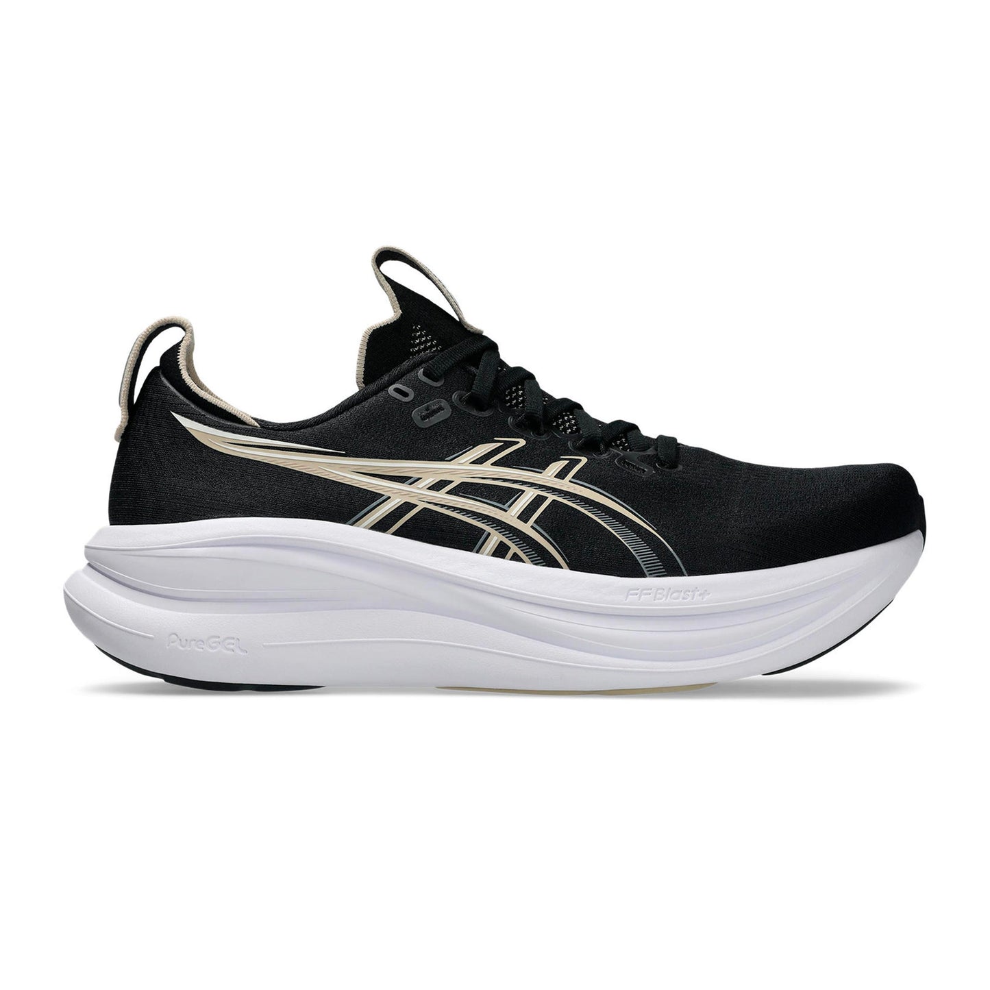 ASICS GEL-NIMBUS 28 Neutralsko Herrar - svart, creme