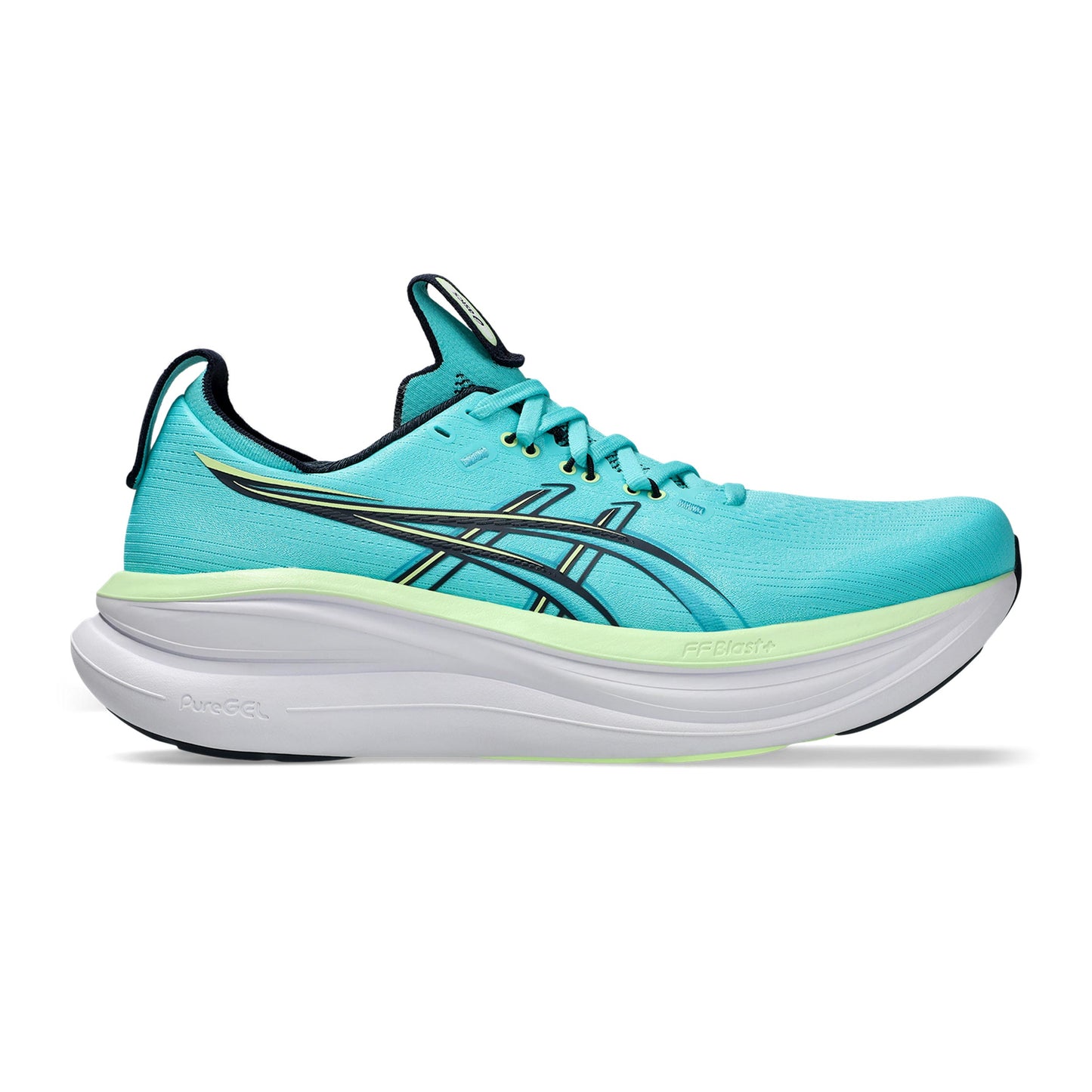 ASICS GEL-NIMBUS 28 Neutralsko Herrar - turkos, gul
