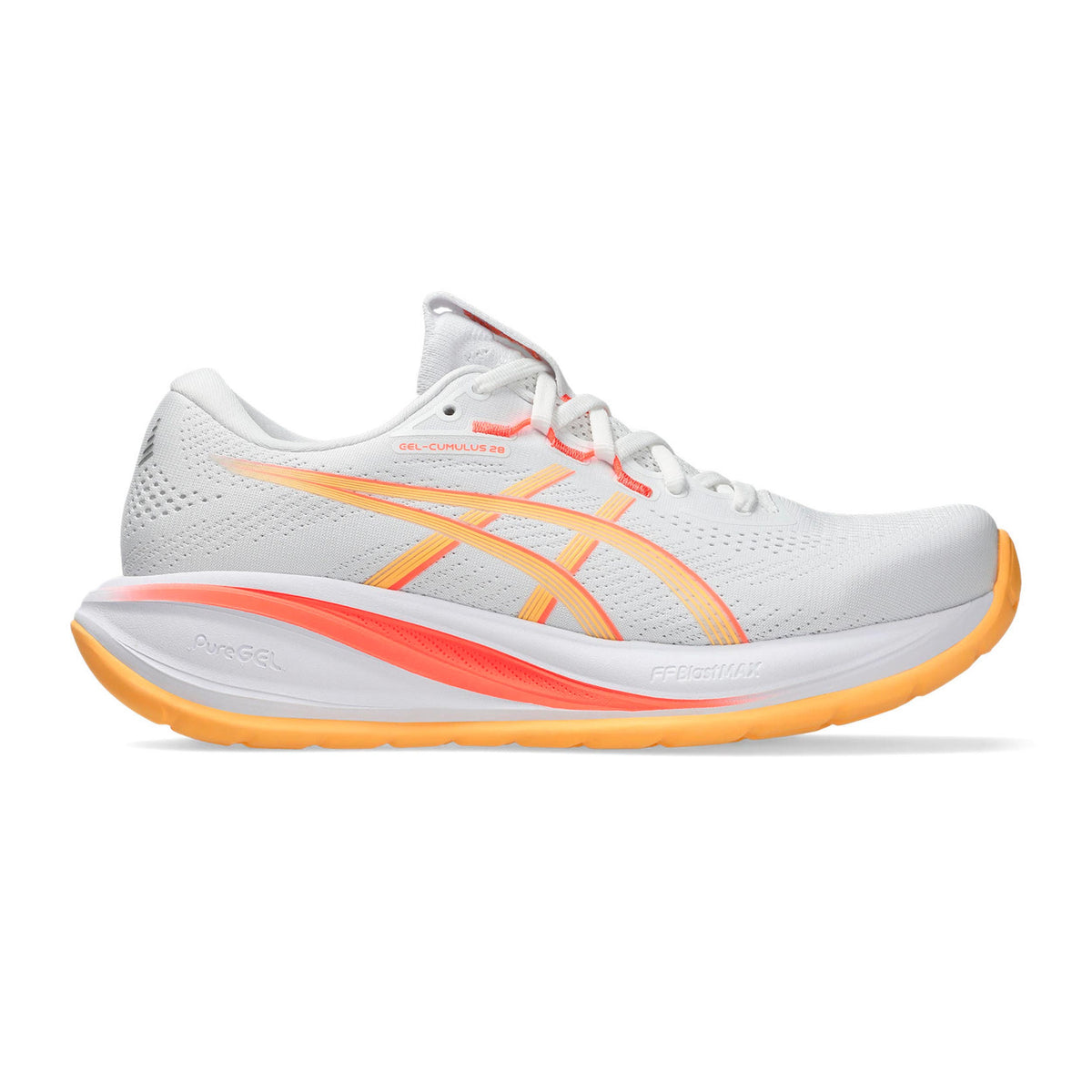 ASICS GEL-CUMULUS 28 Neutralsko Damer - vit, orange