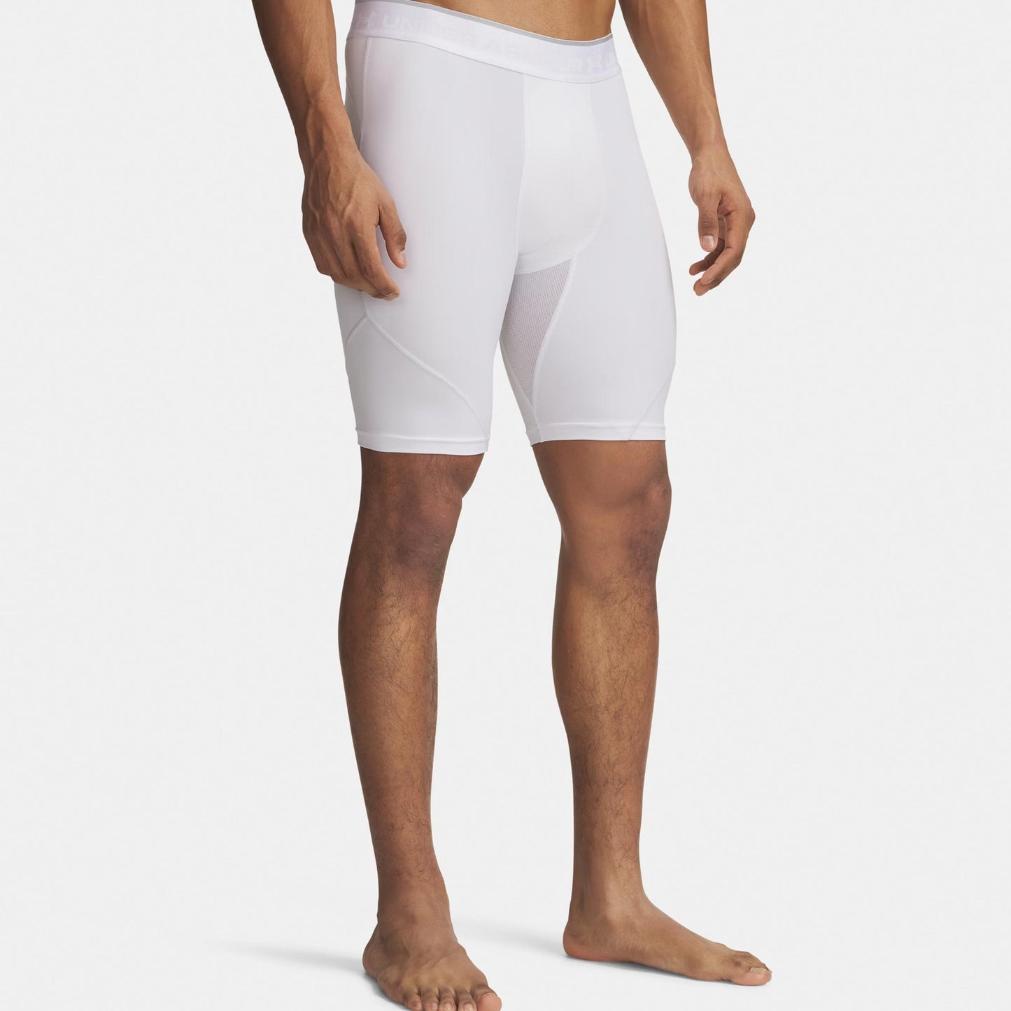 Under Armour Elite Long Shorts Herrar-vit