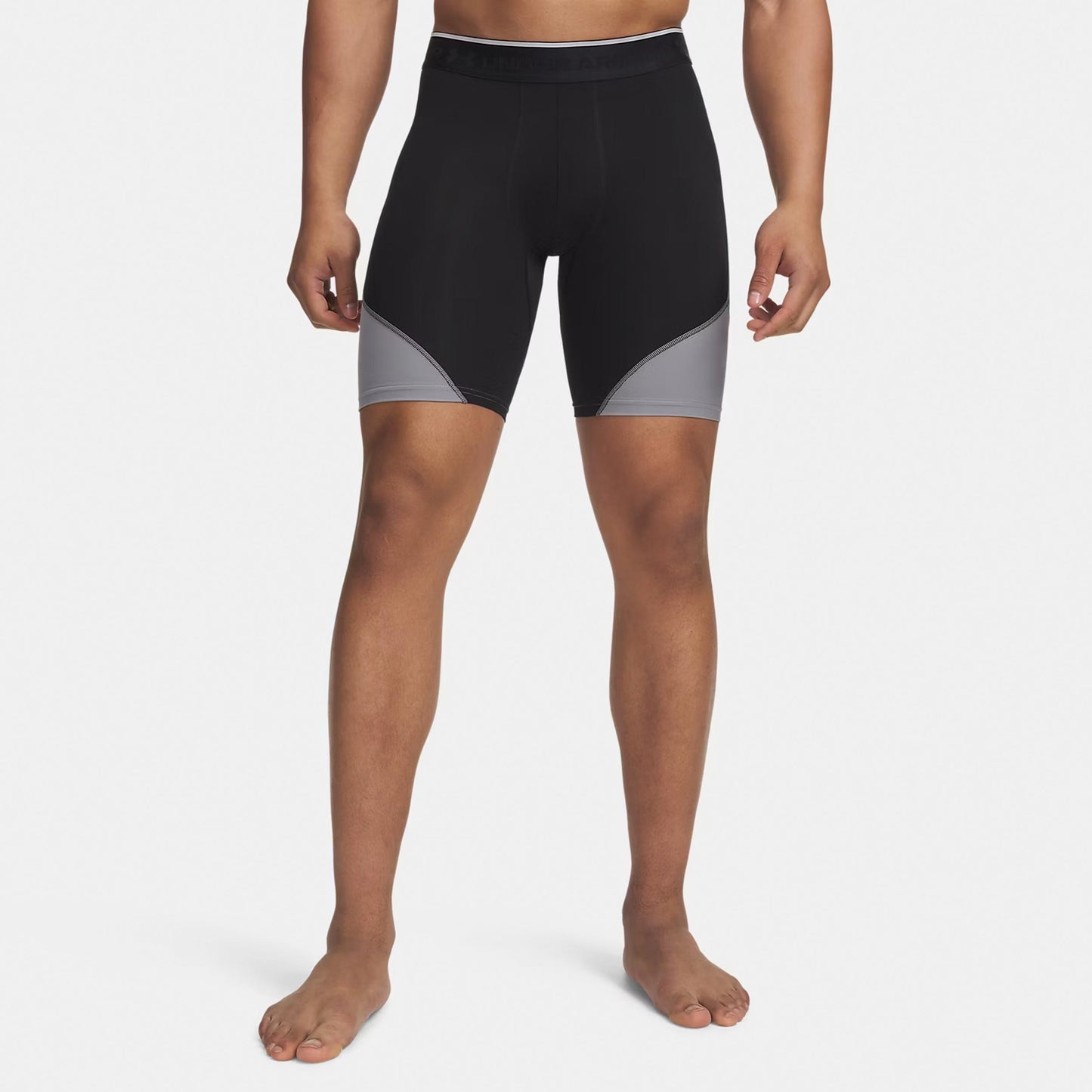 Under Armour Elite Long Shorts Herrar - svart, silver