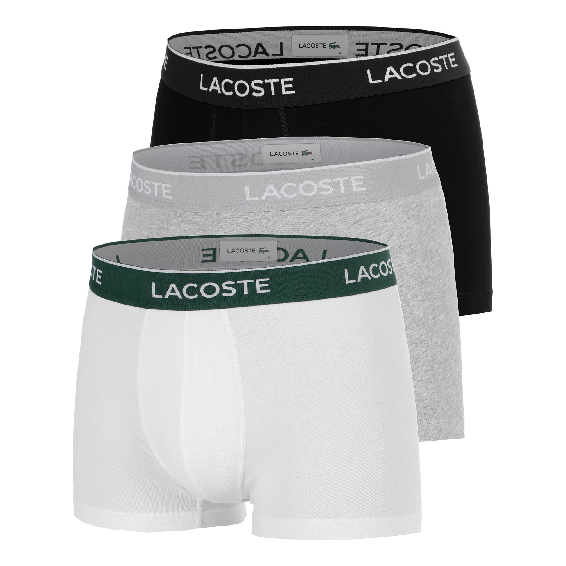Lacoste Courts Boxershorts 3-pack Herrar - svart, vit