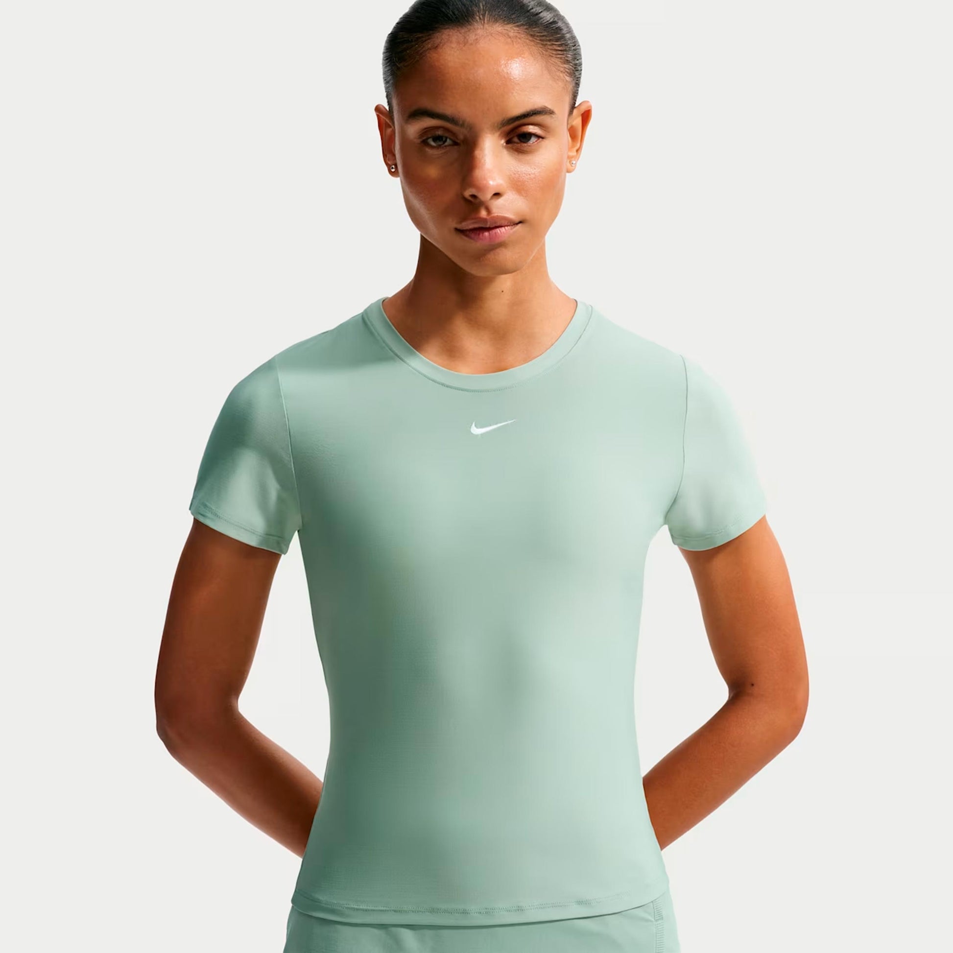 Nike Dri-Fit Victory  T-shirt Damer - grågrön, vit