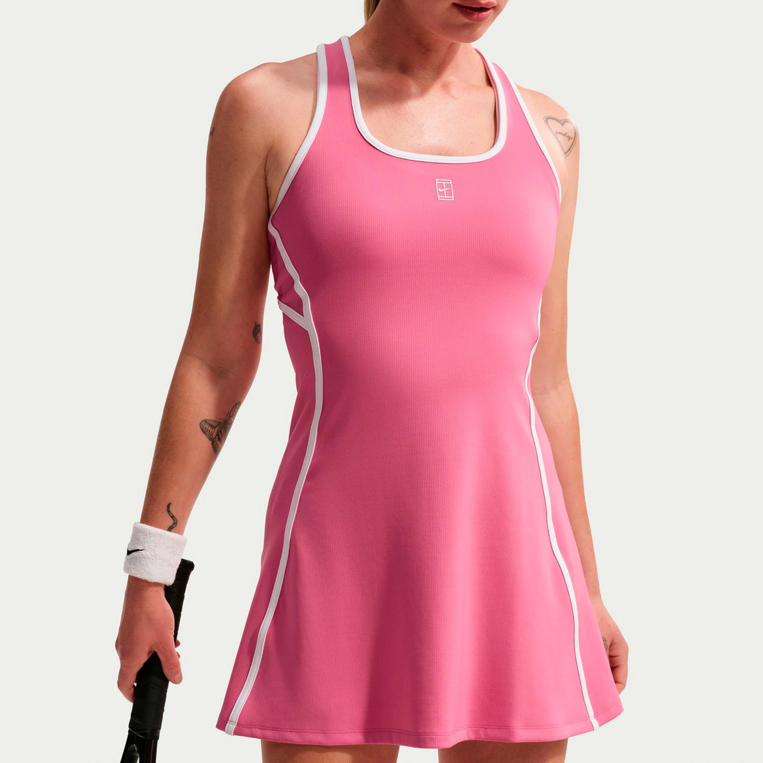 Nike Court Dri-Fit Advantage Klänning Damer - rosa