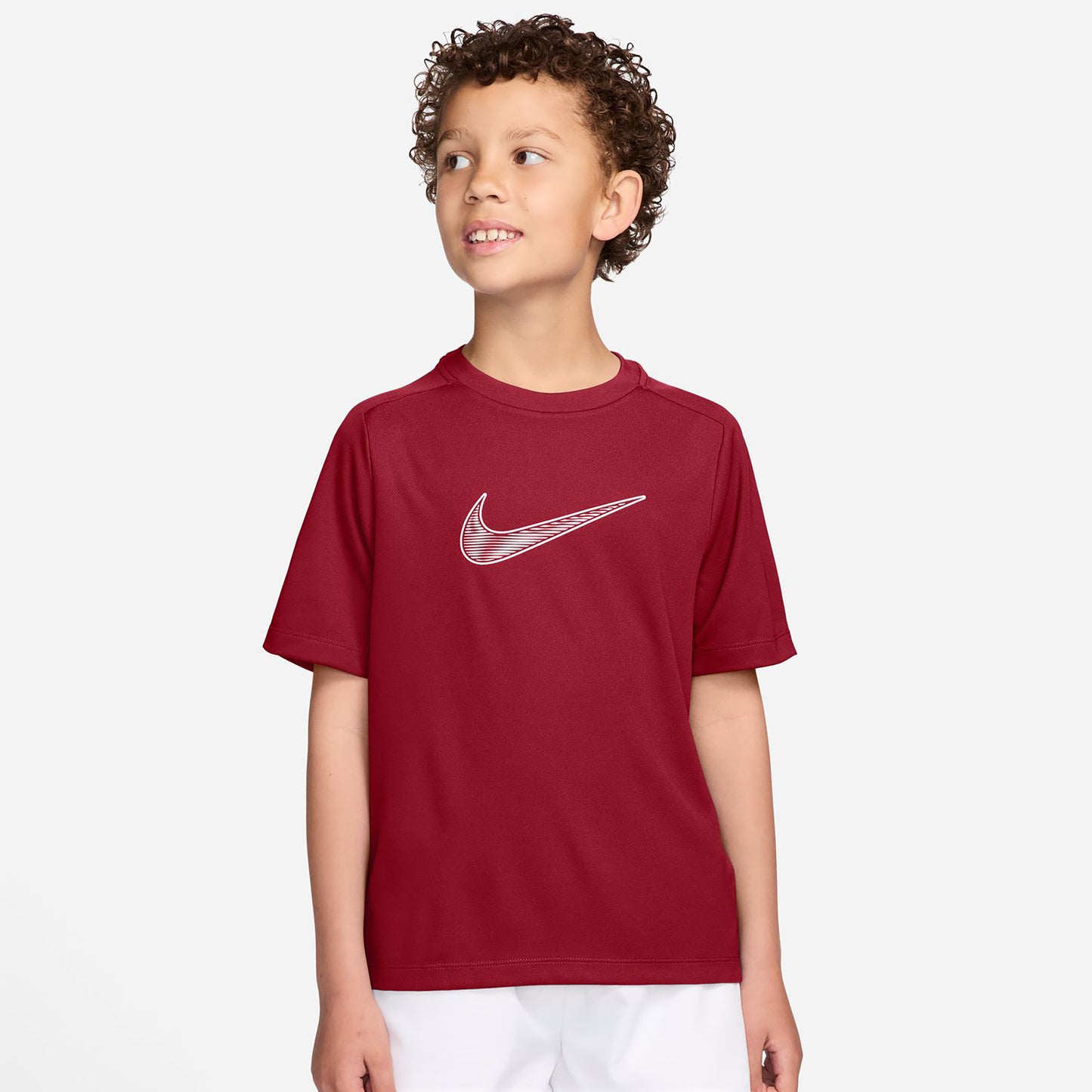 Nike Dri-Fit Multi  T-shirt Barn - röd