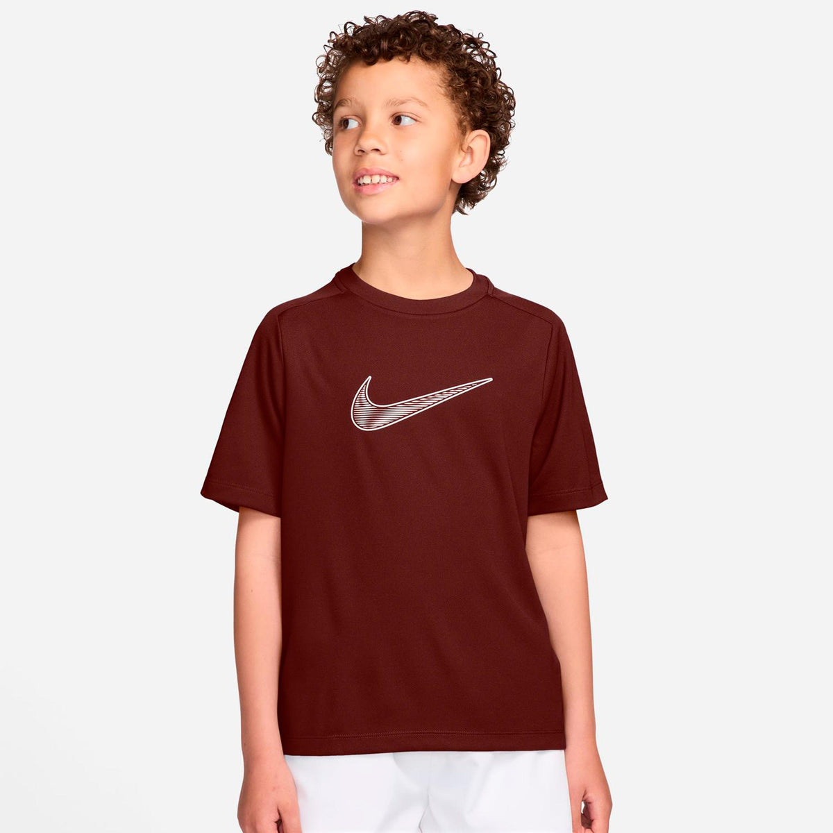 Nike Dri-Fit Multi  T-shirt Pojkar - brun