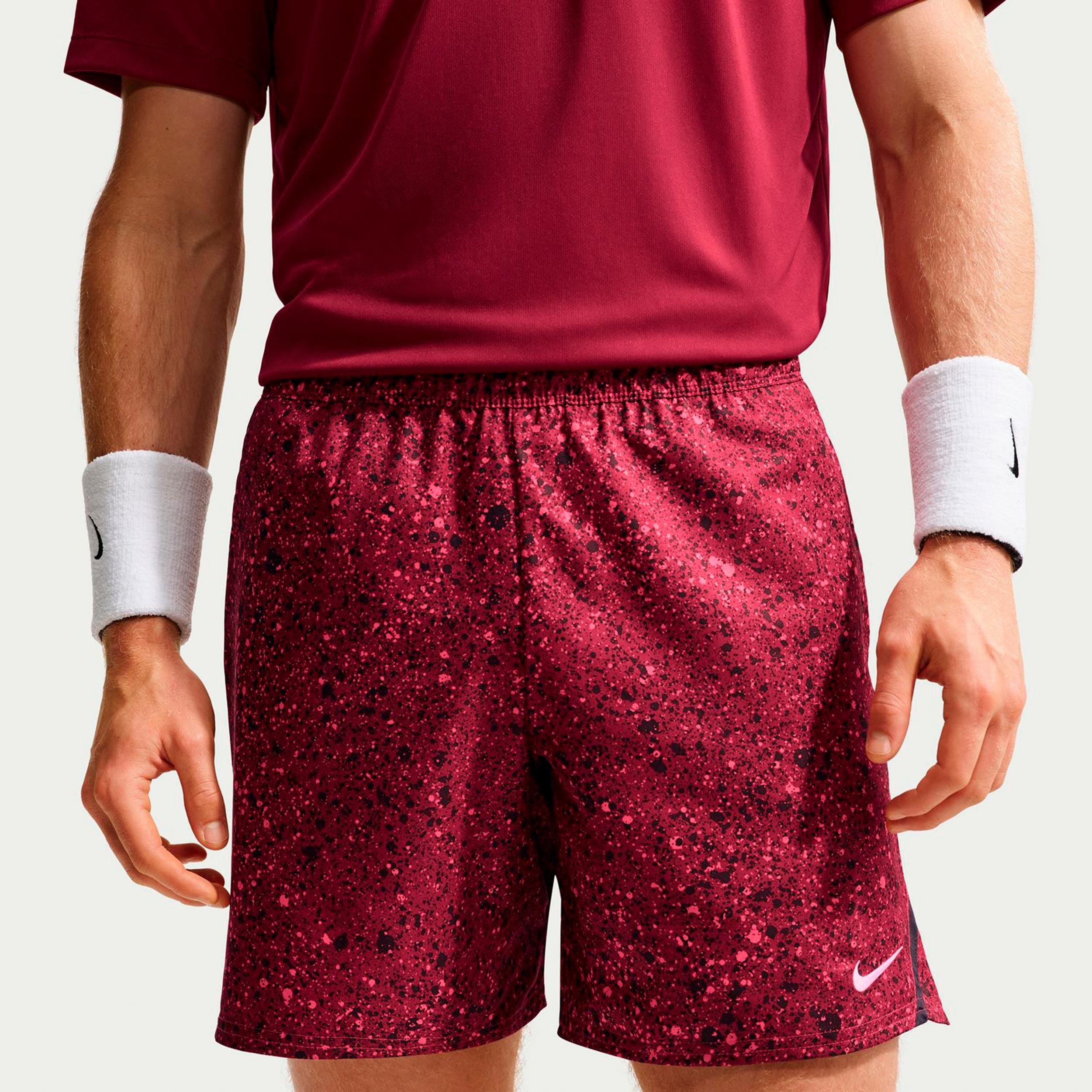 Nike Court Dri-Fit Victory 7in Shorts Herrar - rött vin