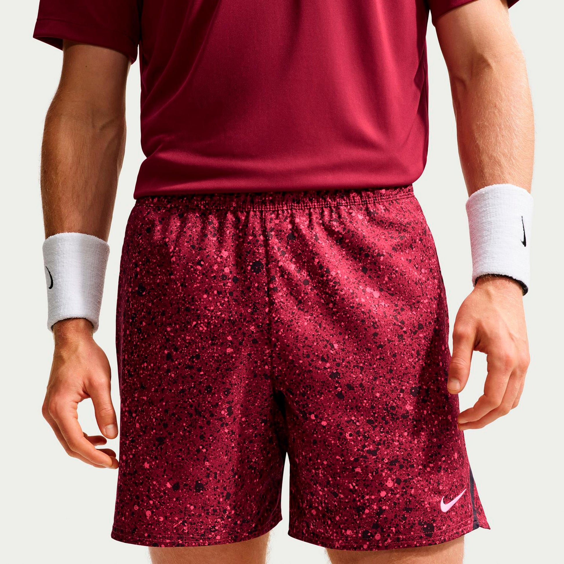 Nike Court Dri-Fit Victory 7in Shorts Herrar - rött vin