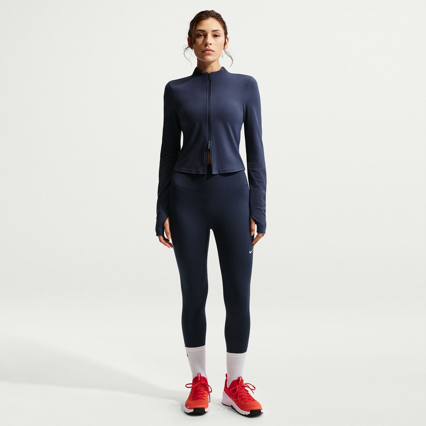 Nike Dri-Fit One High Rise 7/8 Tights Damer - mörkblå