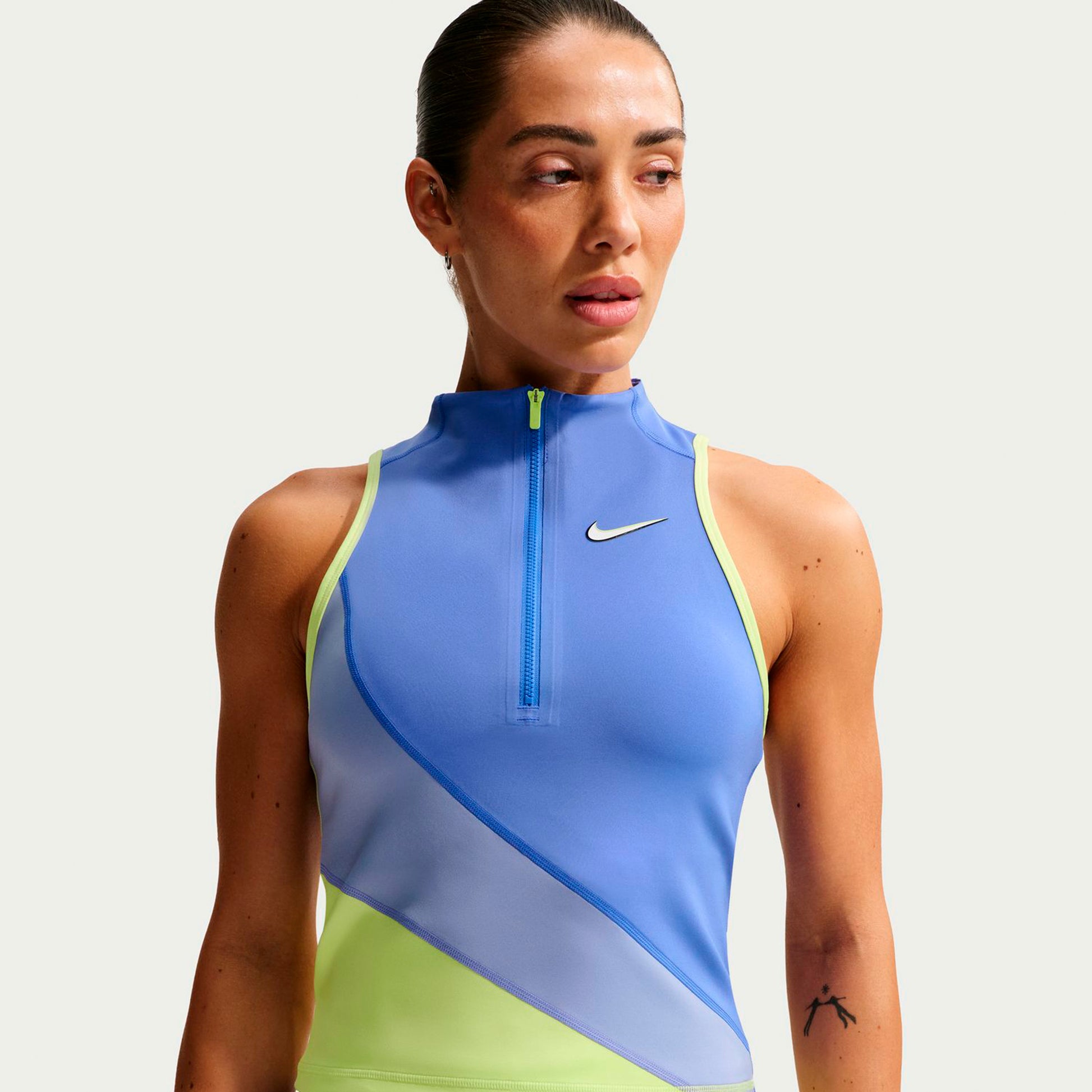 Nike Court Dri-Fit Slam  Linne Damer-blå, blågrå