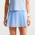 Dri-Fit Victory High Rise Pleated Kjol Damer - ljusblå