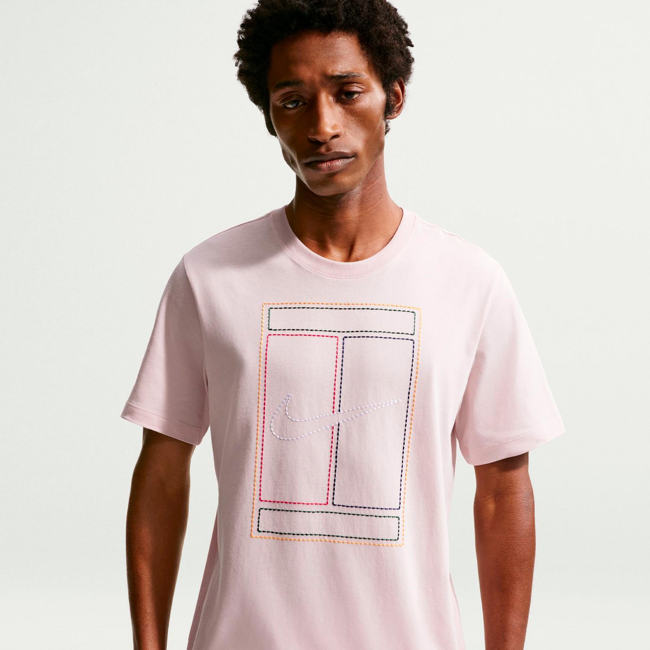Nike Court Heritage T-shirt Herrar - gammal rosa