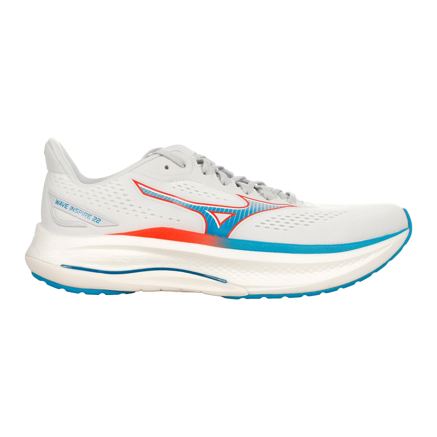 Mizuno Wave Inspire 22  Stabilitetssko Herrar - creme, blå