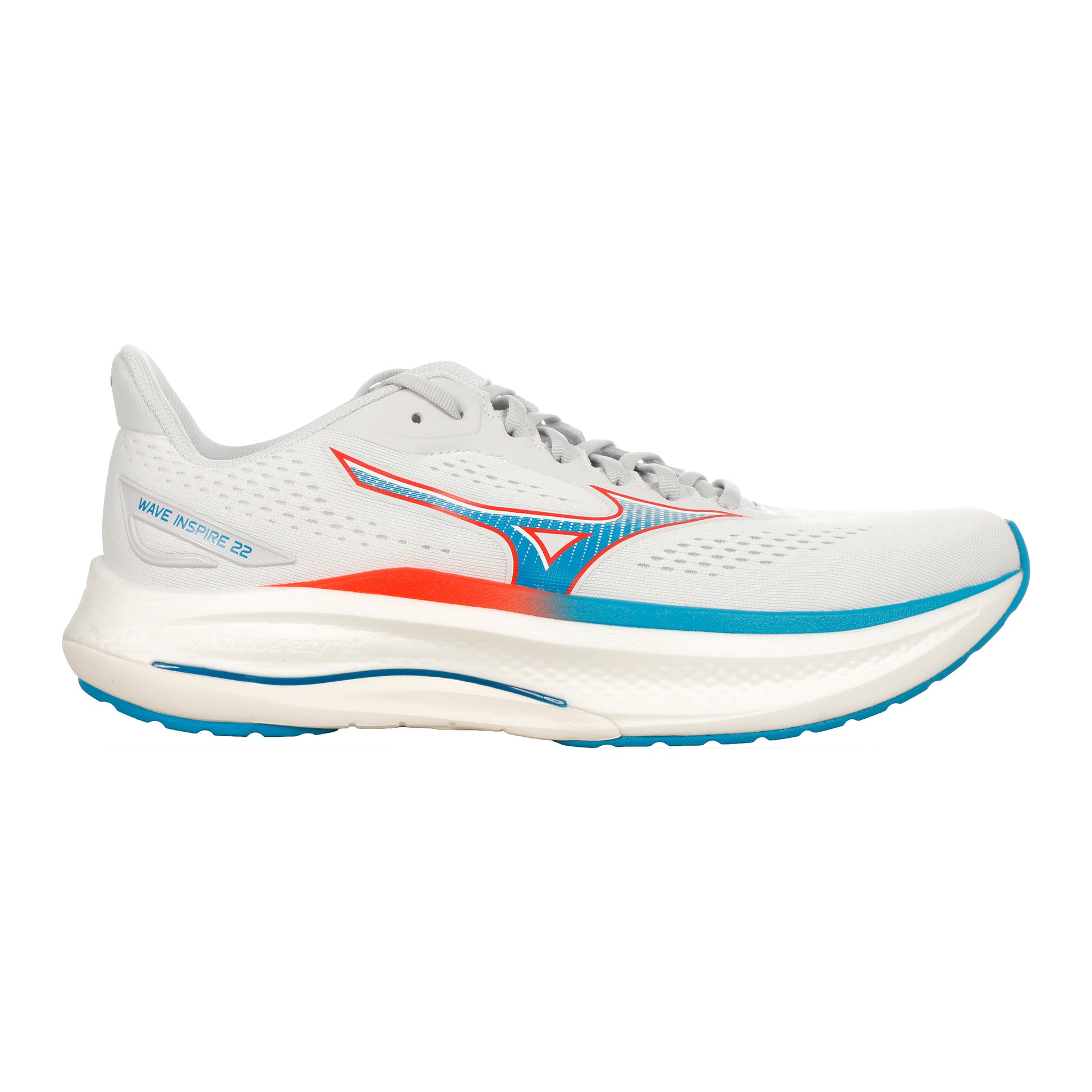 Mizuno Wave Inspire 22  Stabilitetssko Herrar - creme, blå