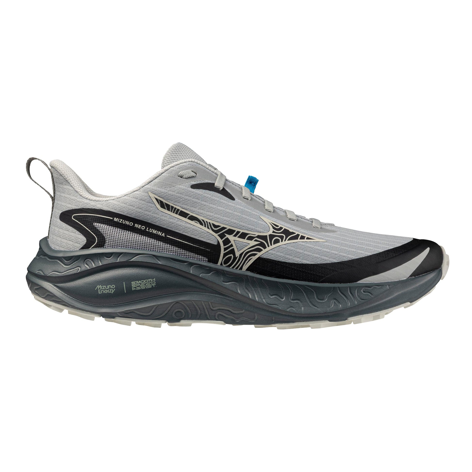 Mizuno Neo Lumina  Terrängsko Herrar - ljusgrå, mörkgrå