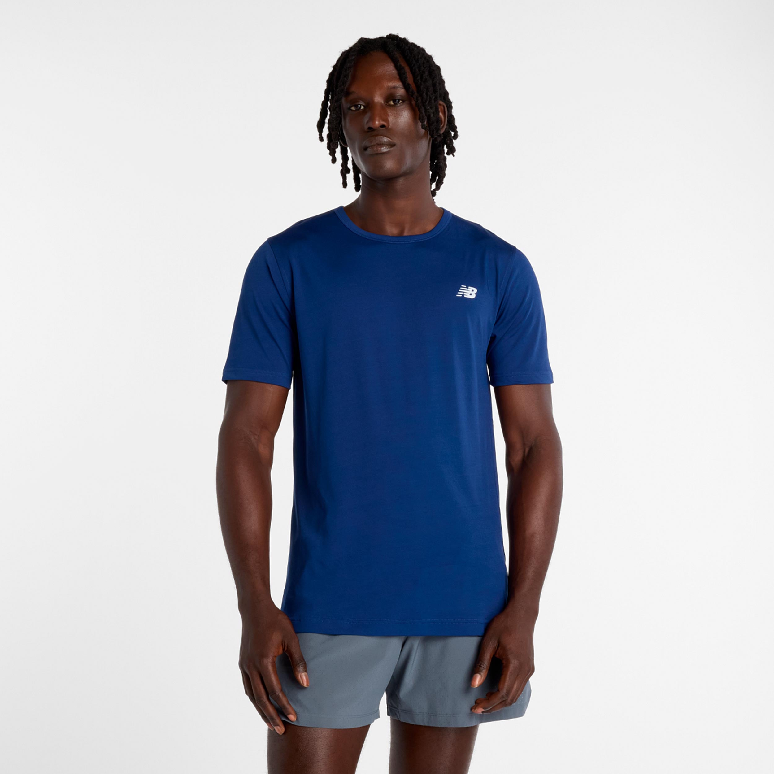 New Balance Sport Essentials Utility T-shirt Herrar-blå, vit