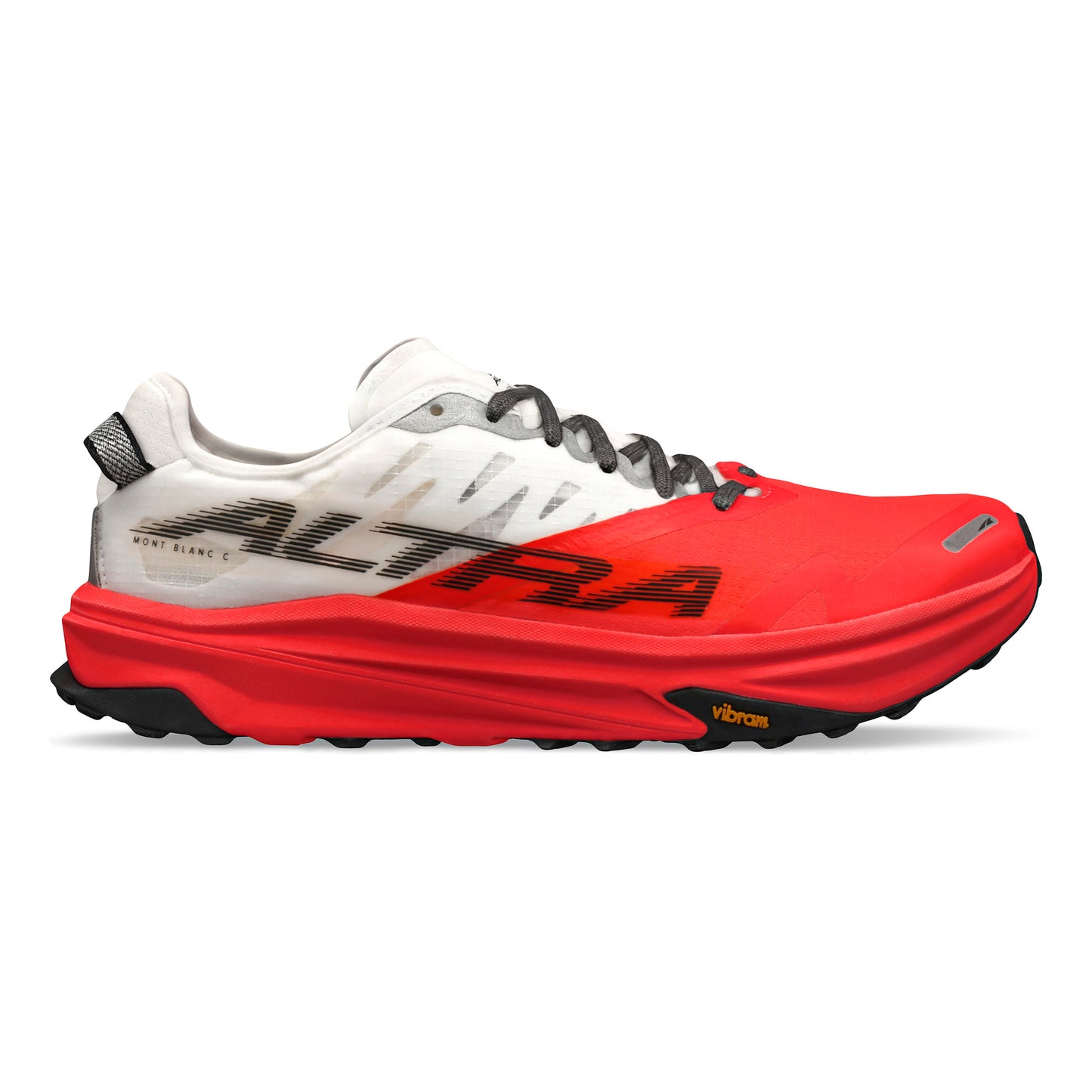 Altra Mont Blanc Carbon Terrängsko Herrar - vit, korall