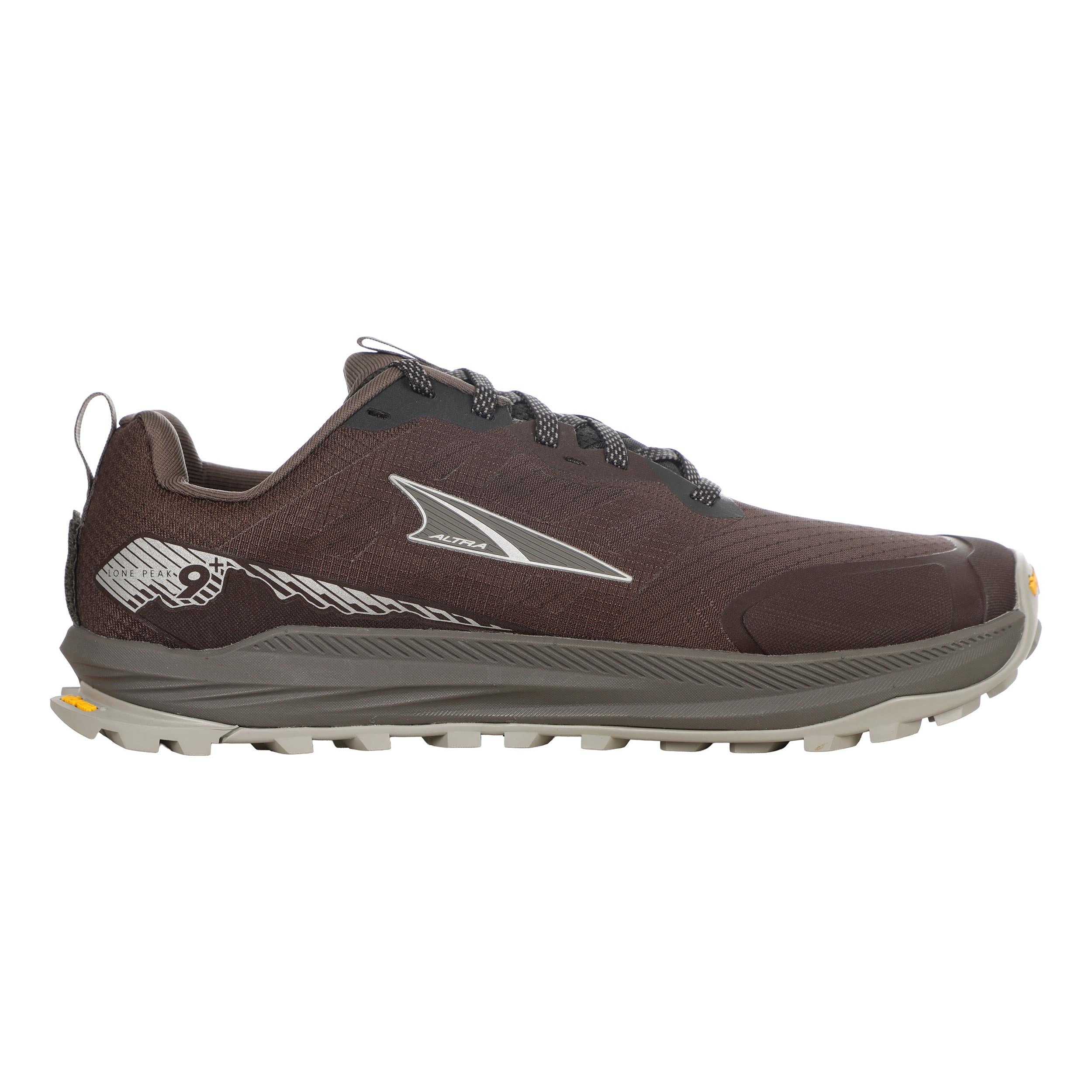 Altra Lone Peak 9+ wide Terrängsko Herrar - svart, grå