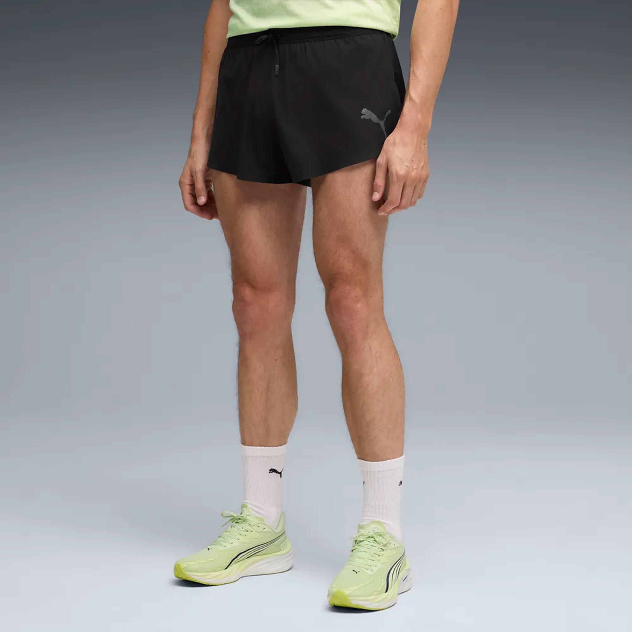 Puma Lightspeed Ultraweave 2in Split  Löparshorts Herrar - svart
