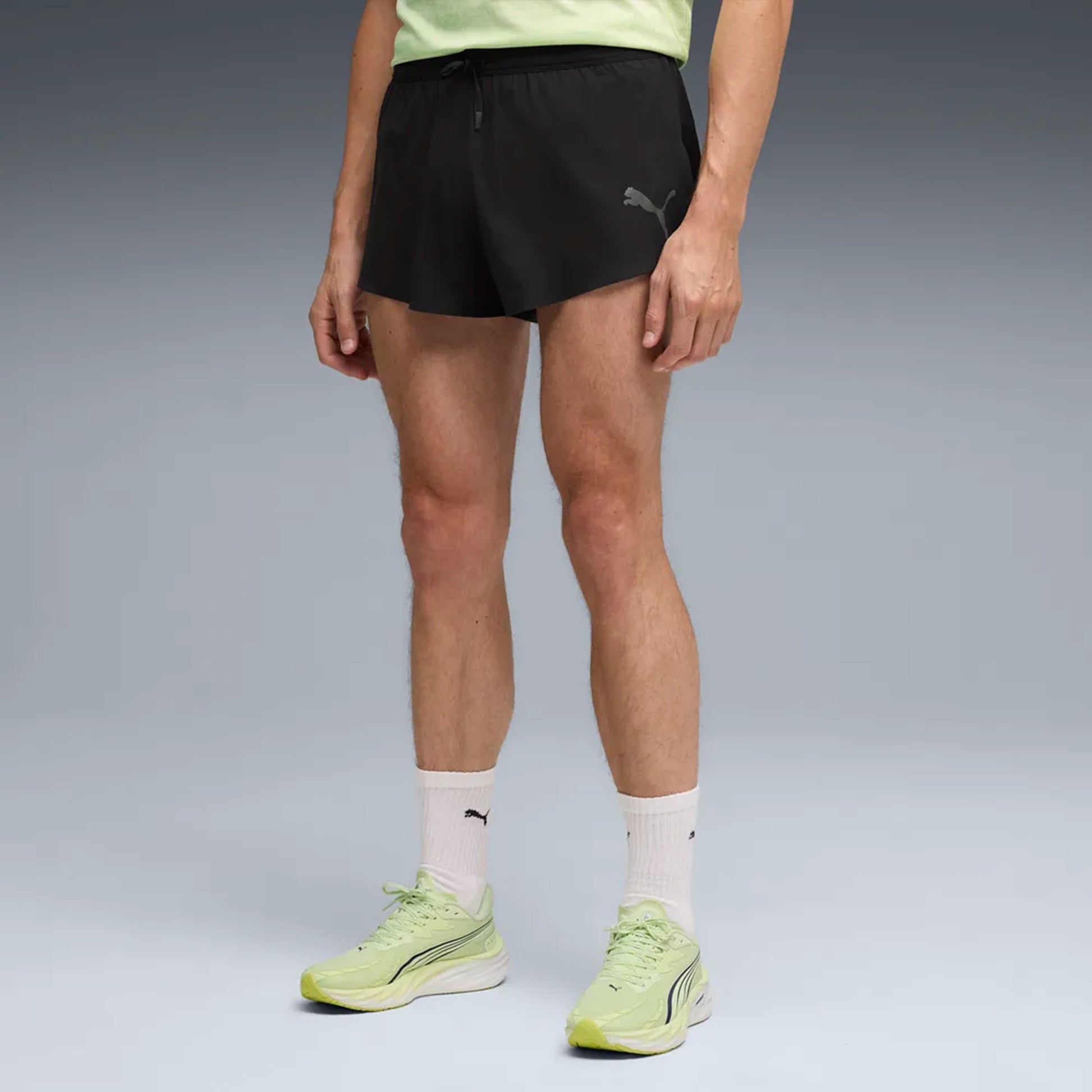 Puma Lightspeed Ultraweave 2in Split  Löparshorts Herrar - svart