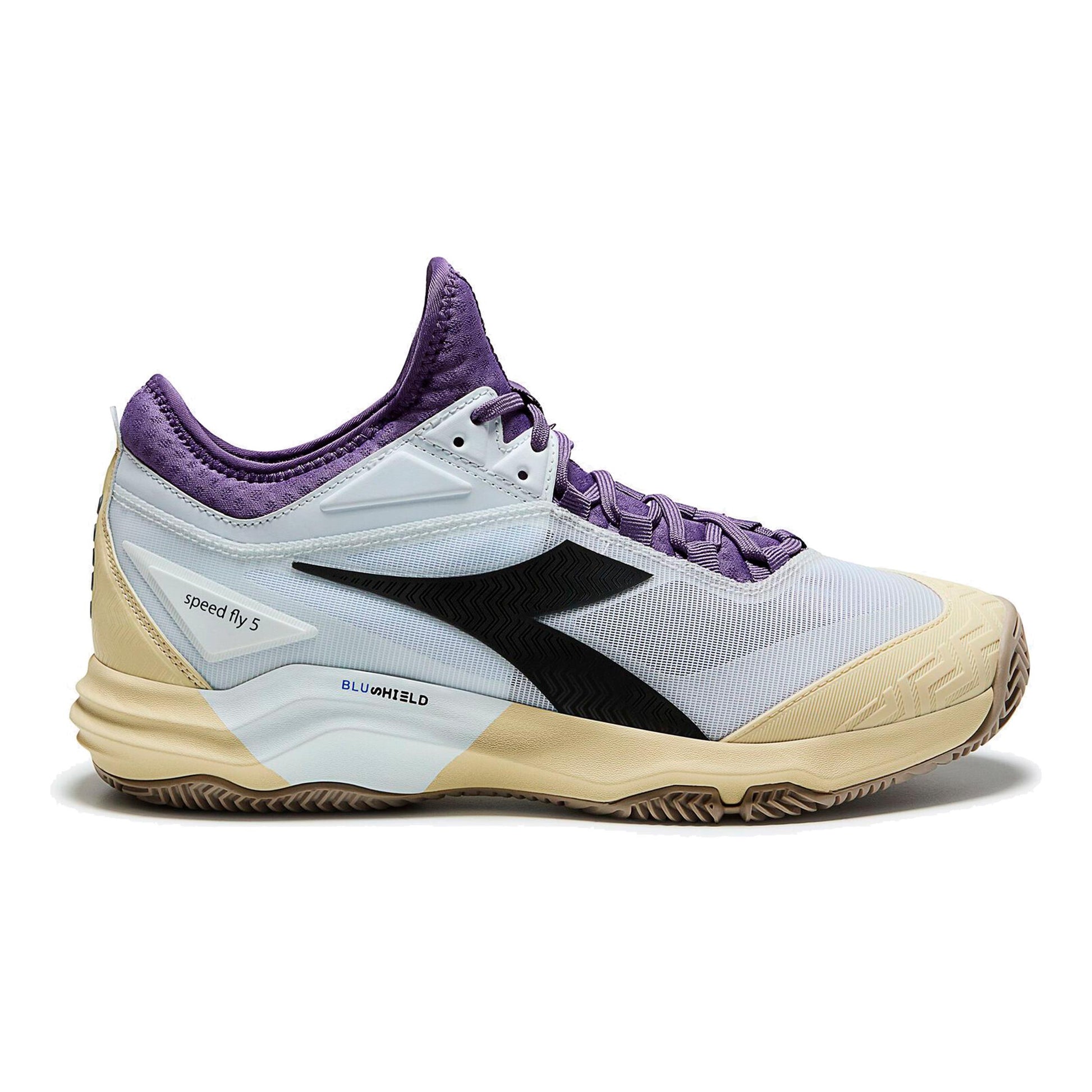 Diadora Speed Blushield Fly 5 Sko för grus Herrar - senap, svart
