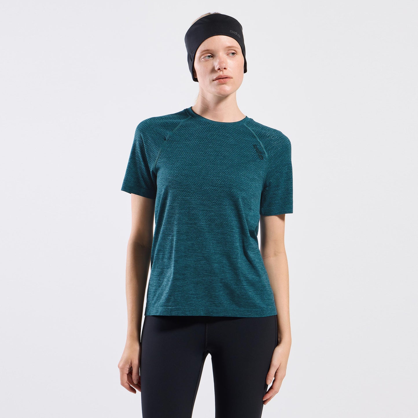 Odlo Essential Seamless  Löpartröja Damer - petrol