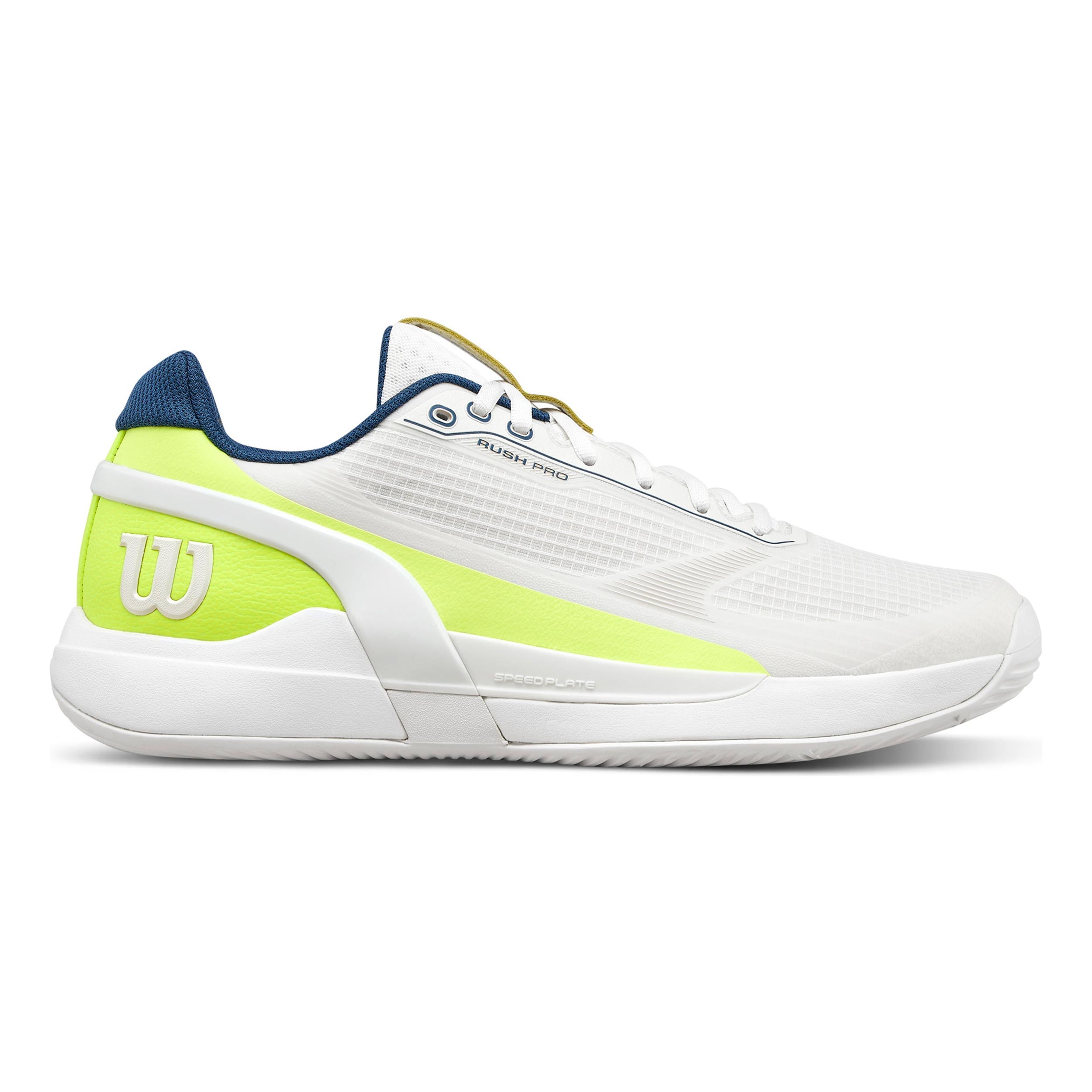 Wilson Rush Pro 5 Padel Padelsko Herrar - vit, neongul