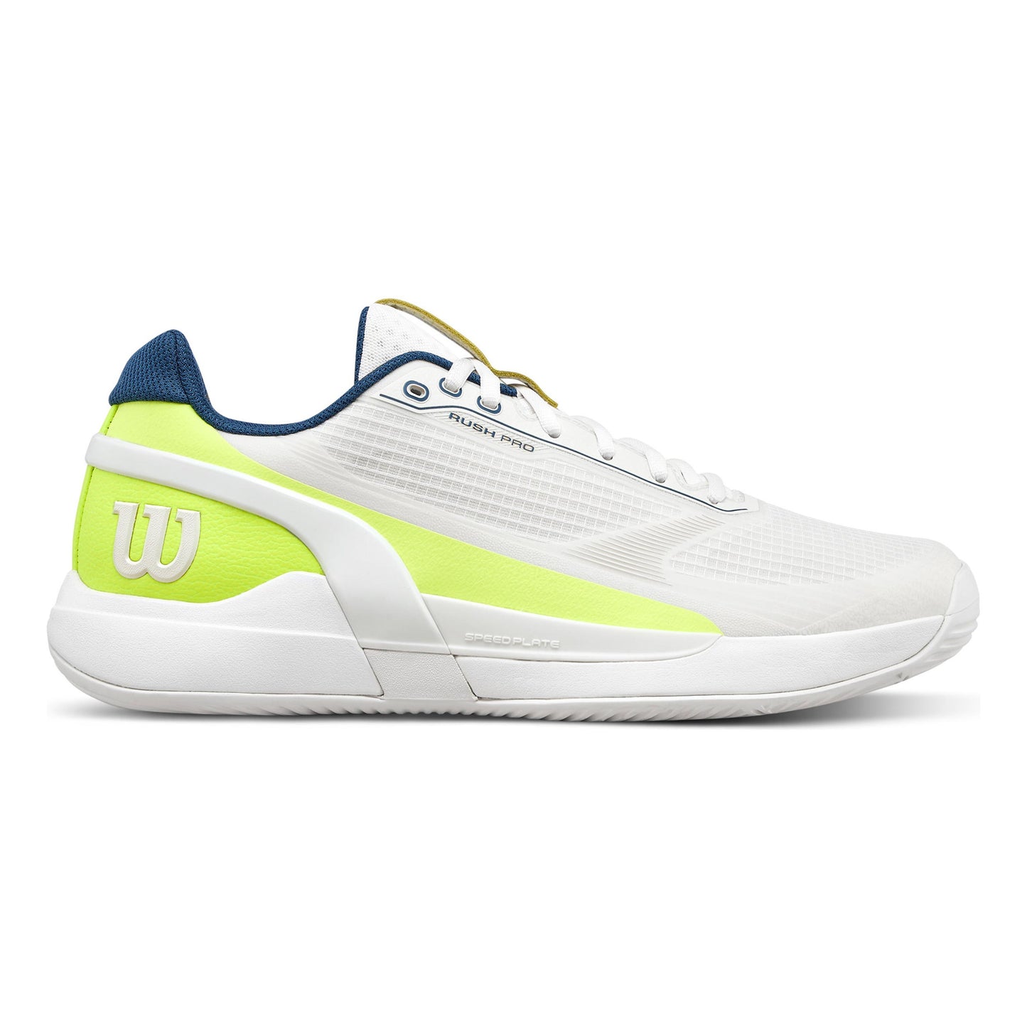 Wilson Rush Pro 5 Padel Padelsko Herrar - vit, neongul