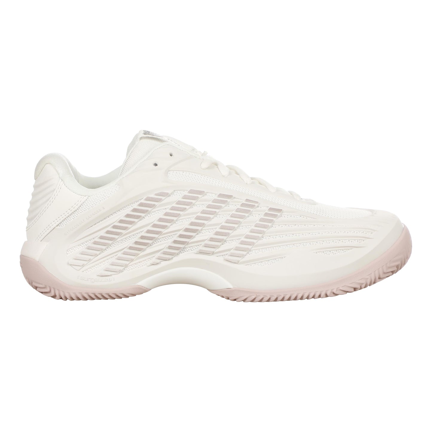 K-Swiss Hypercourt Express 3 Sko för grus Damer - vit, rosa