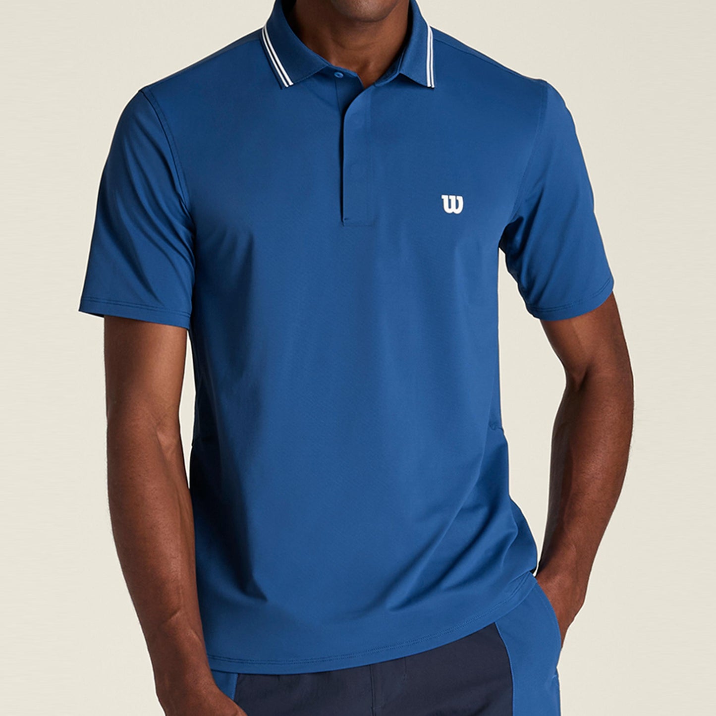 Wilson Challengers Technical Polo Herrar - ljusblå