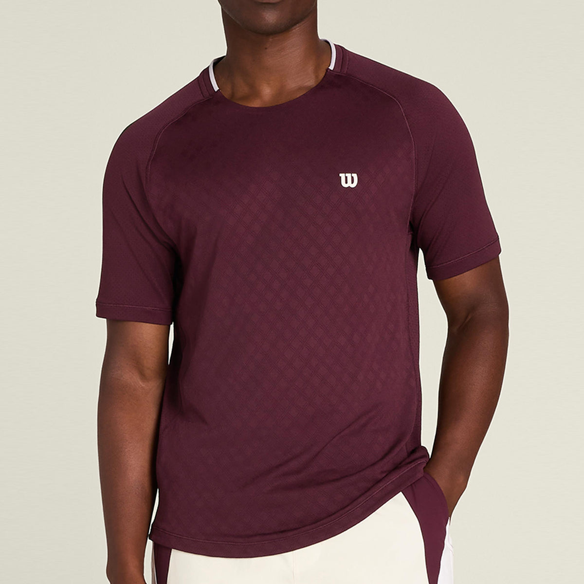 Wilson Serve Out T-shirt Herrar - lila