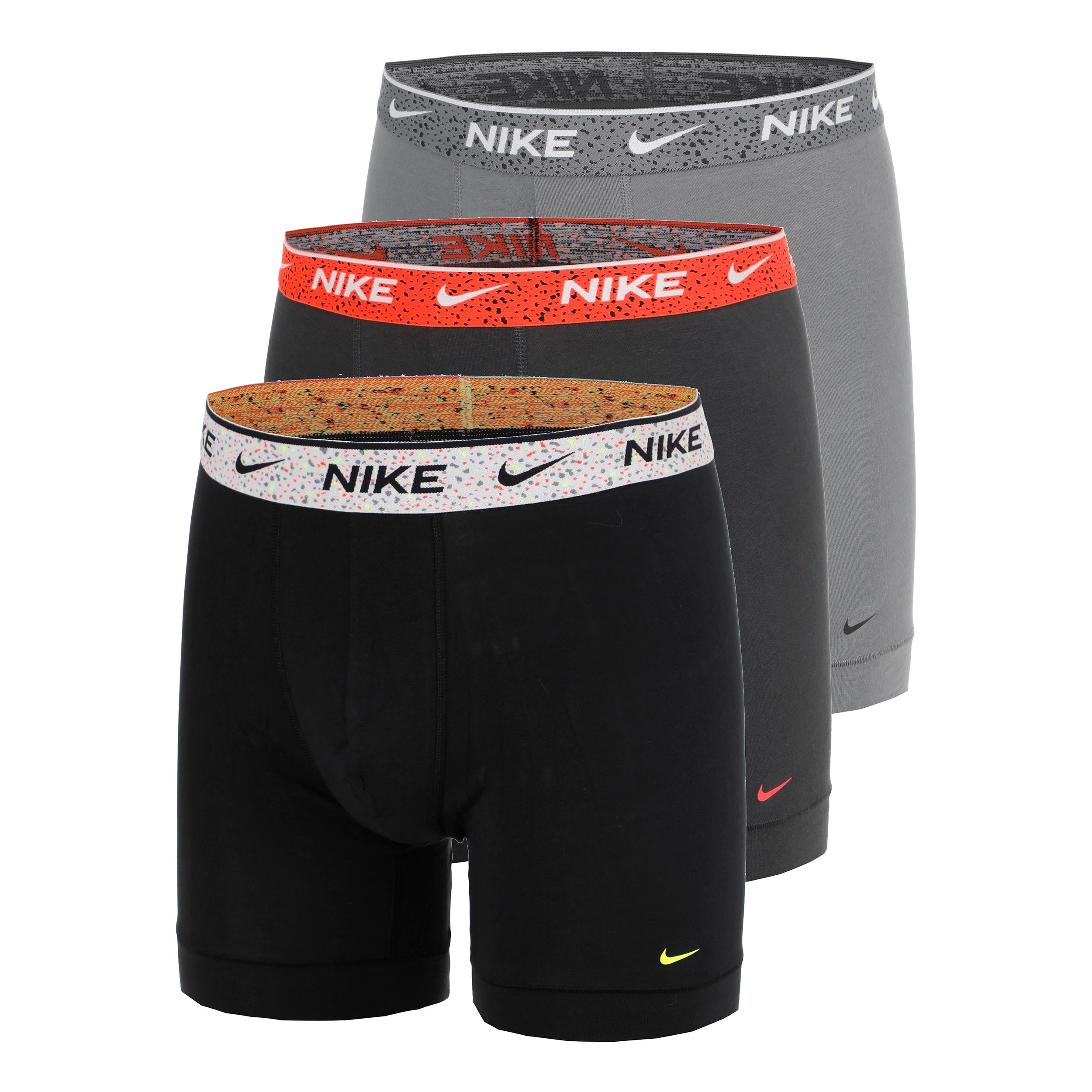Nike Essential Cotton Stretch Boxer Brief Boxershorts - 3-pack Herrar-svart, antracit