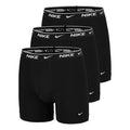 Essential Cotton Stretch Boxer Brief Boxershorts - 3-pack Herrar-svart, svart