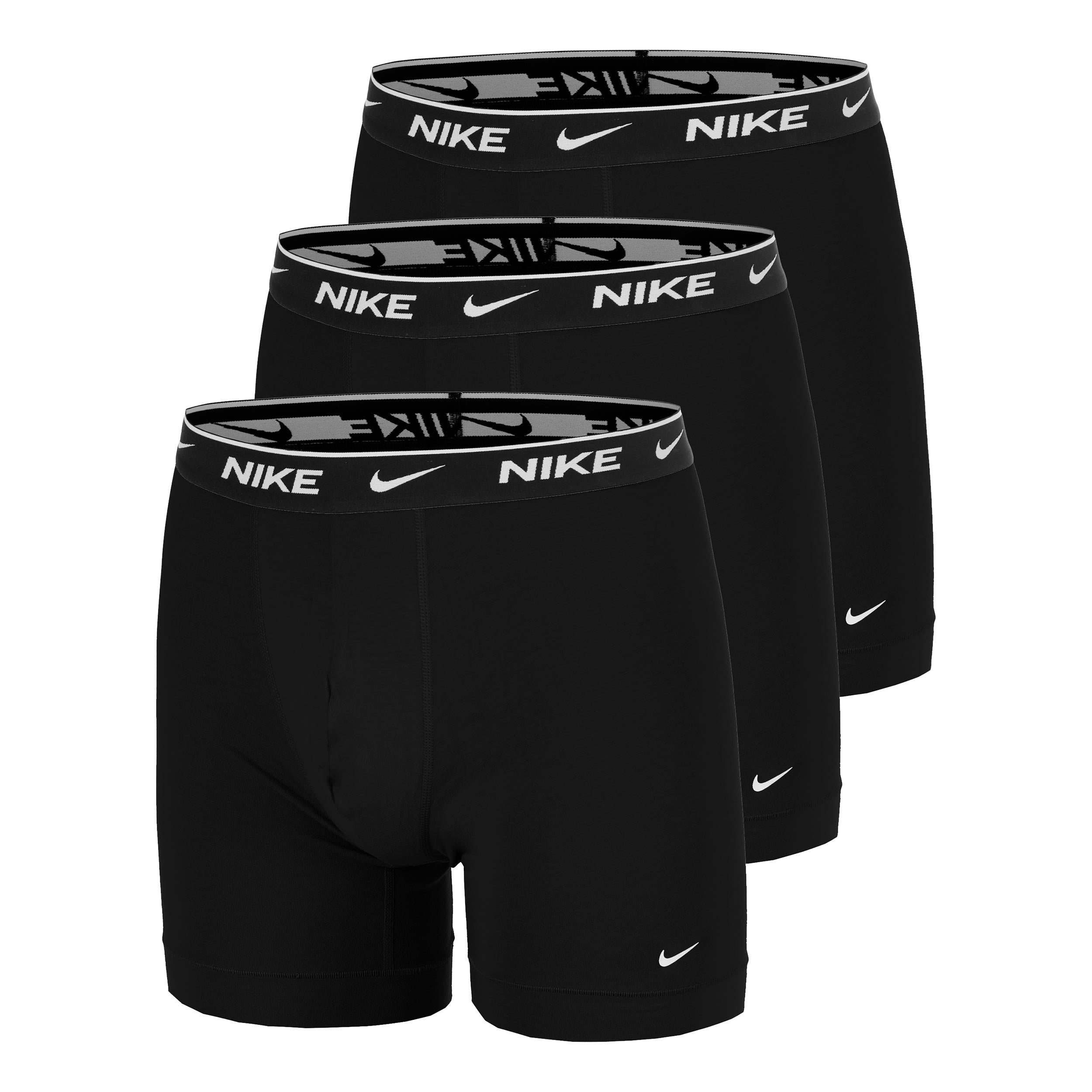 Nike Essential Cotton Stretch Boxer Brief Boxershorts - 3-pack Herrar-svart, svart