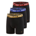 Essential Cotton Stretch Boxershorts 3-pack Herrar - mörkgrå