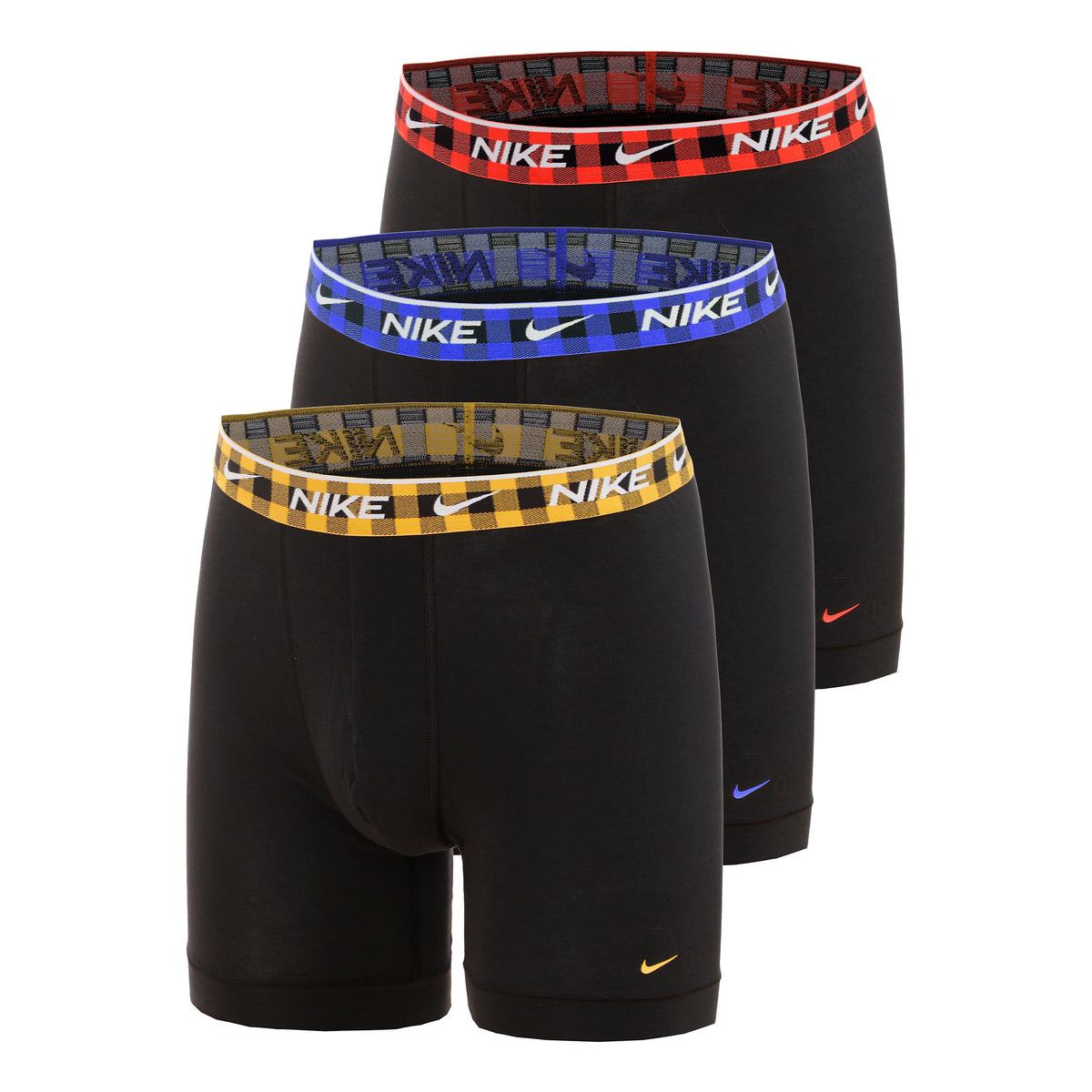 Nike Essential Cotton Stretch Boxershorts 3-pack Herrar - mörkgrå