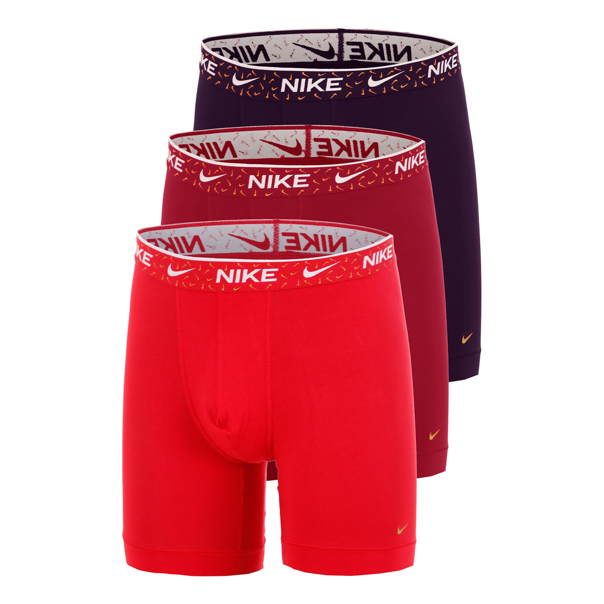 Nike Essential Cotton Stretch Boxershorts 3-pack Herrar - rost