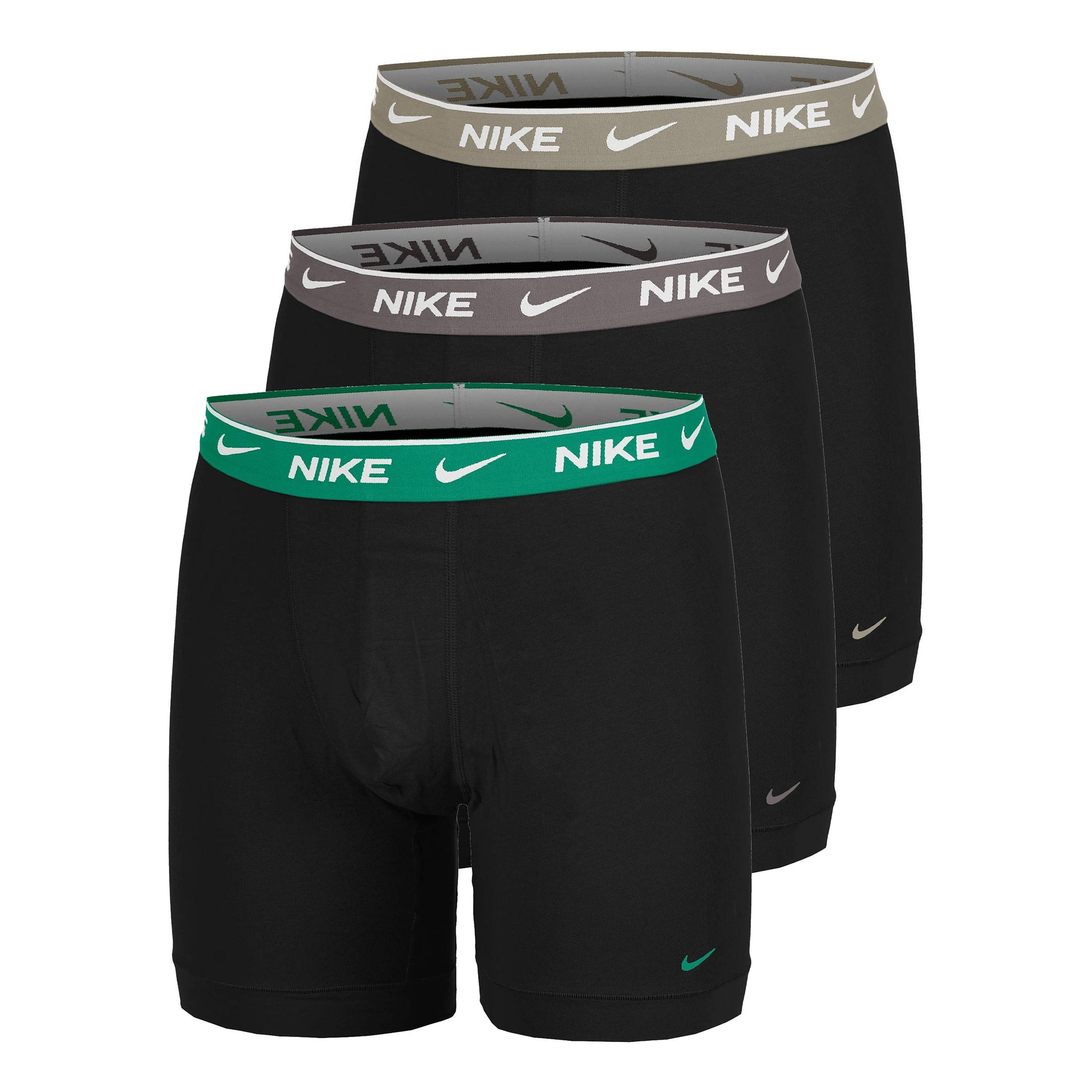 Nike Essential Cotton Stretch Boxershorts 3-pack Herrar - oliv