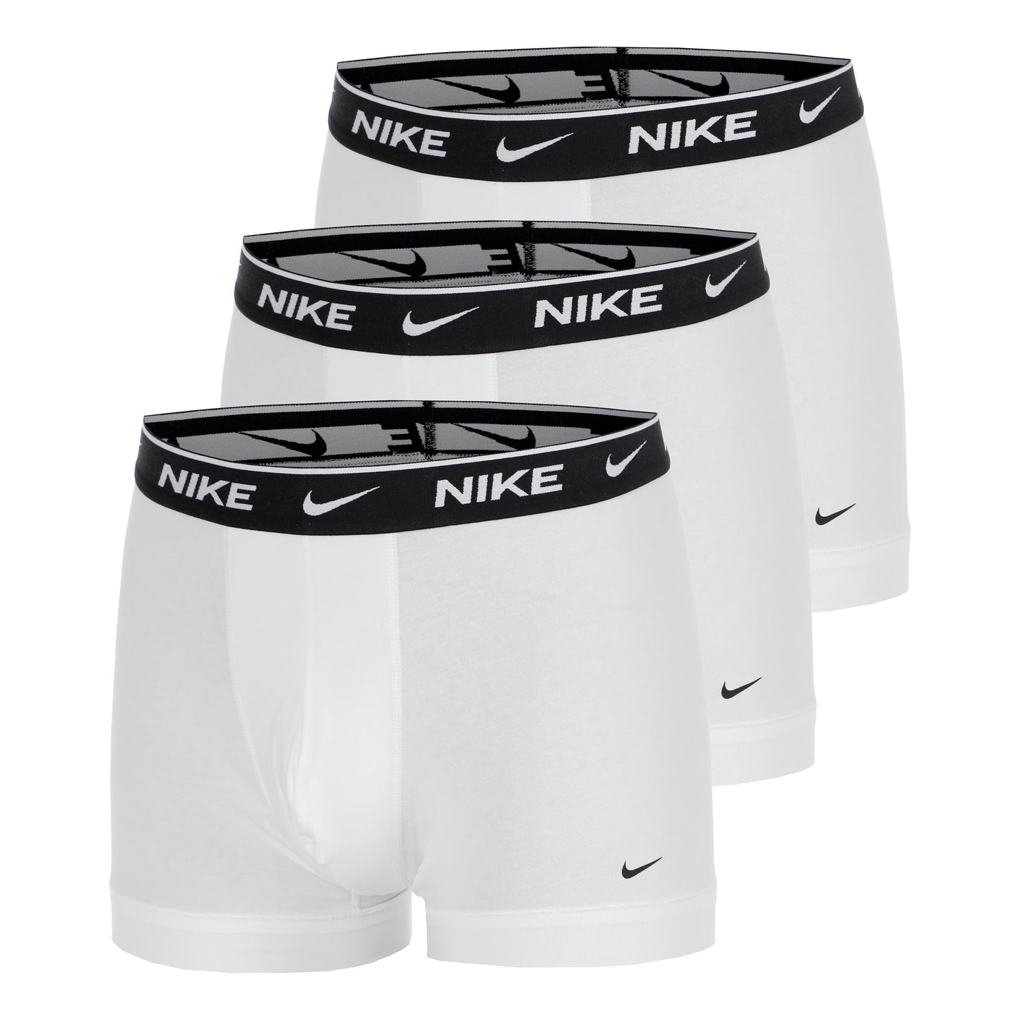 Nike Essential Cotton Stretch Trunk Boxershorts 3-pack Herrar - vit, vit