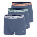 Essential Cotton Stretch Trunk Boxershorts 3-pack Herrar - blå, orange