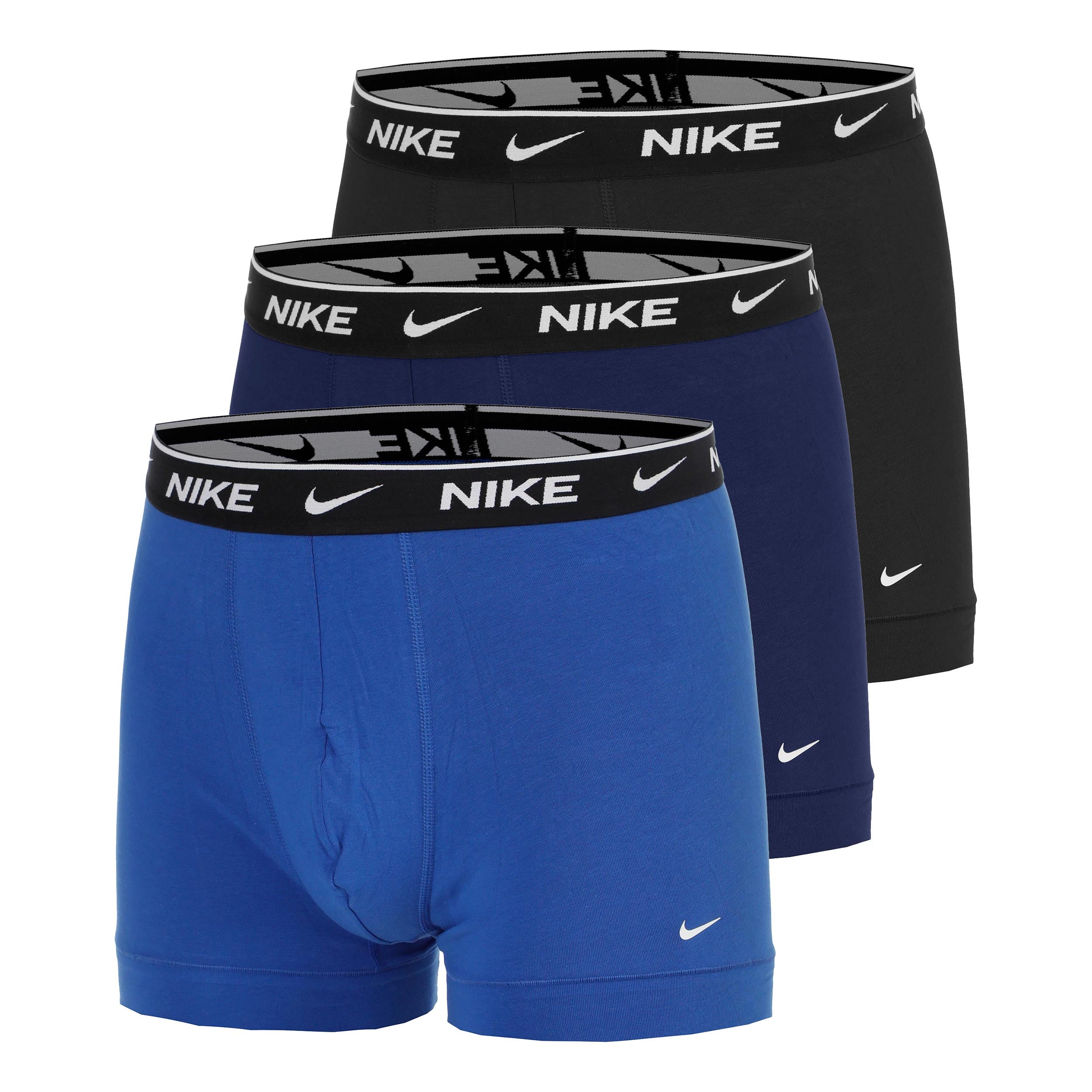 Nike Essential Cotton Stretch Trunk Boxershorts 3-pack Herrar - blå, blå
