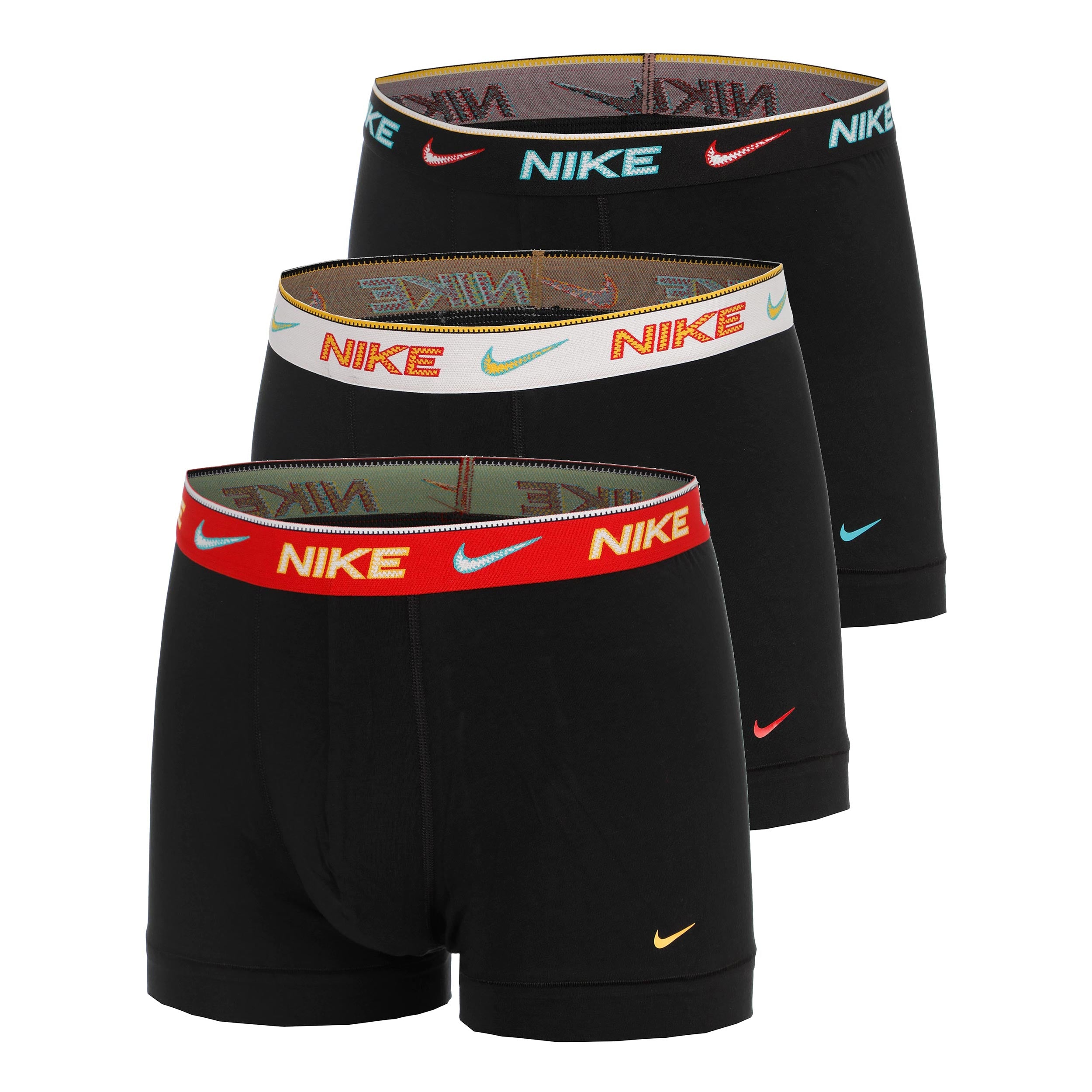 Nike Essential Cotton Stretch Trunk Boxershorts 3-pack Herrar - grå