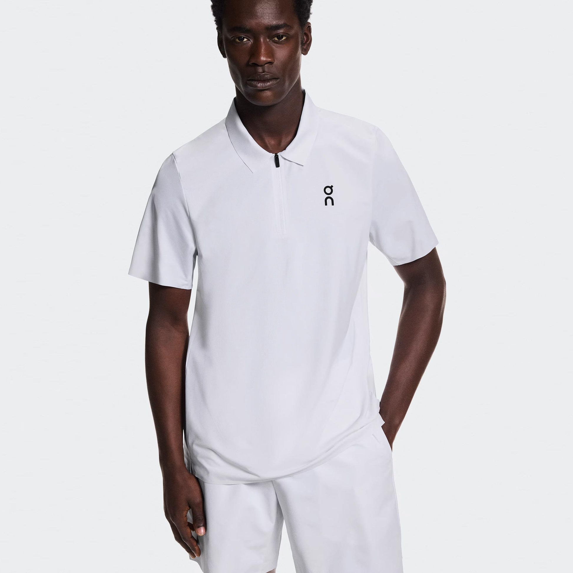 On Court Polo Herrar - vit