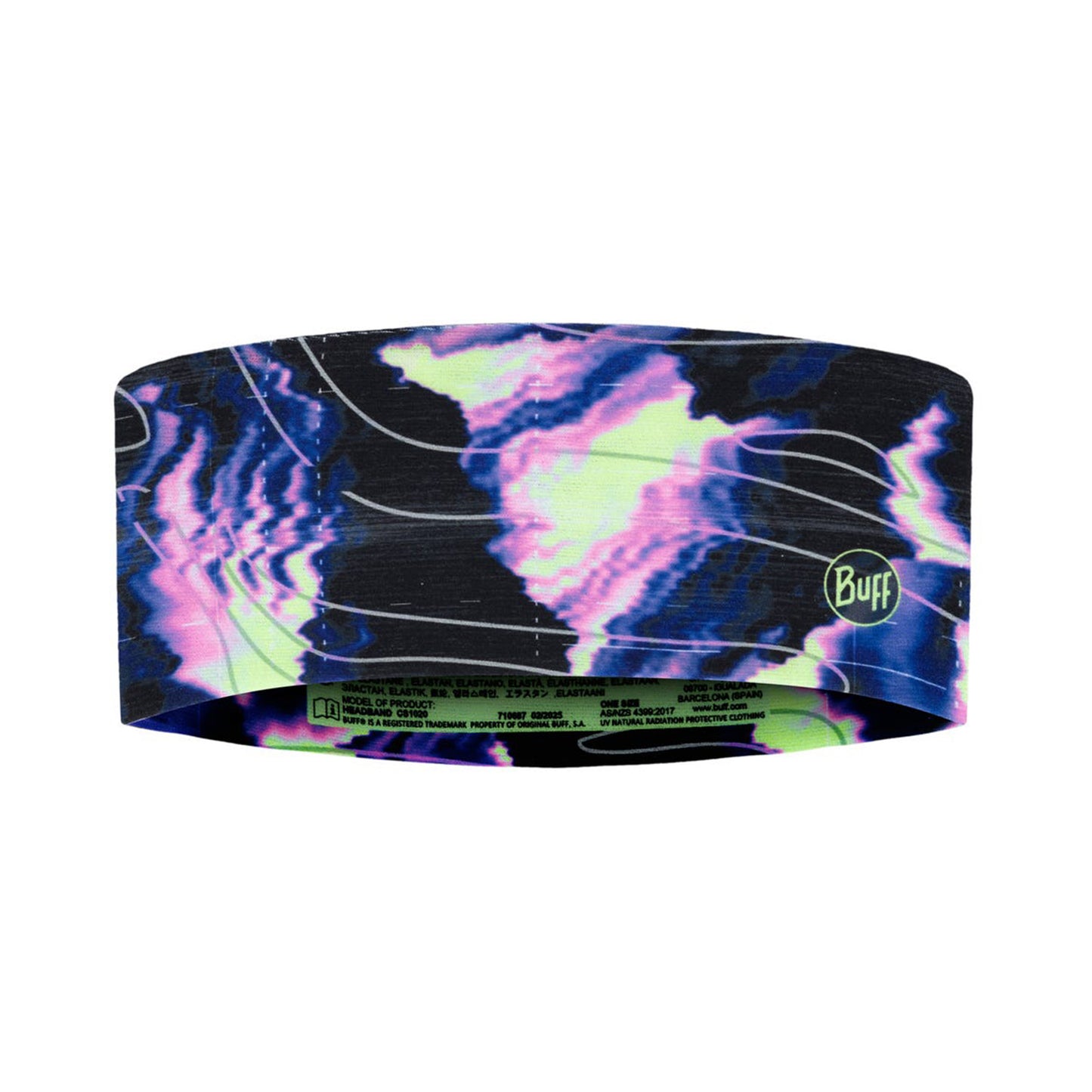 Buff CoolNet UV® Wide Pannband Unisex-blå