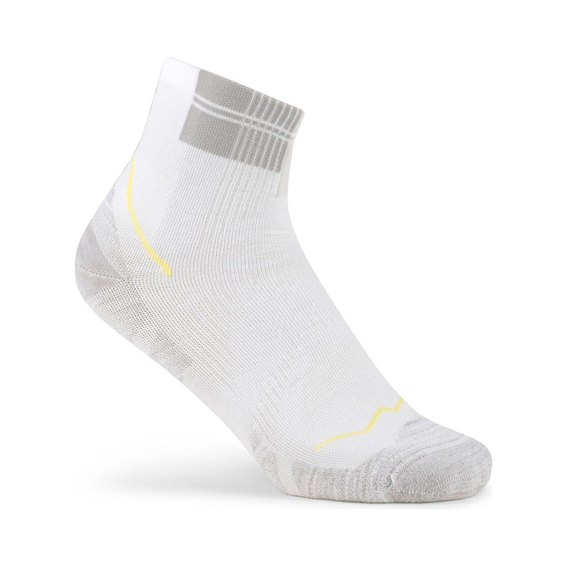 Buff Coolnet Quarter  Löparsockor Unisex-vit